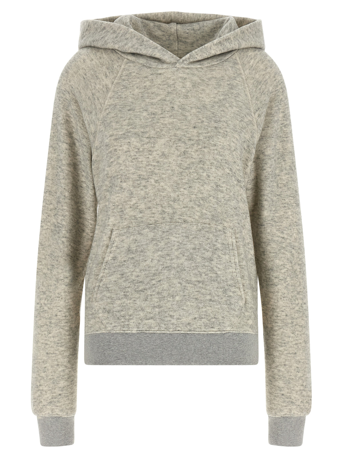 Gray Cotton Hoodie