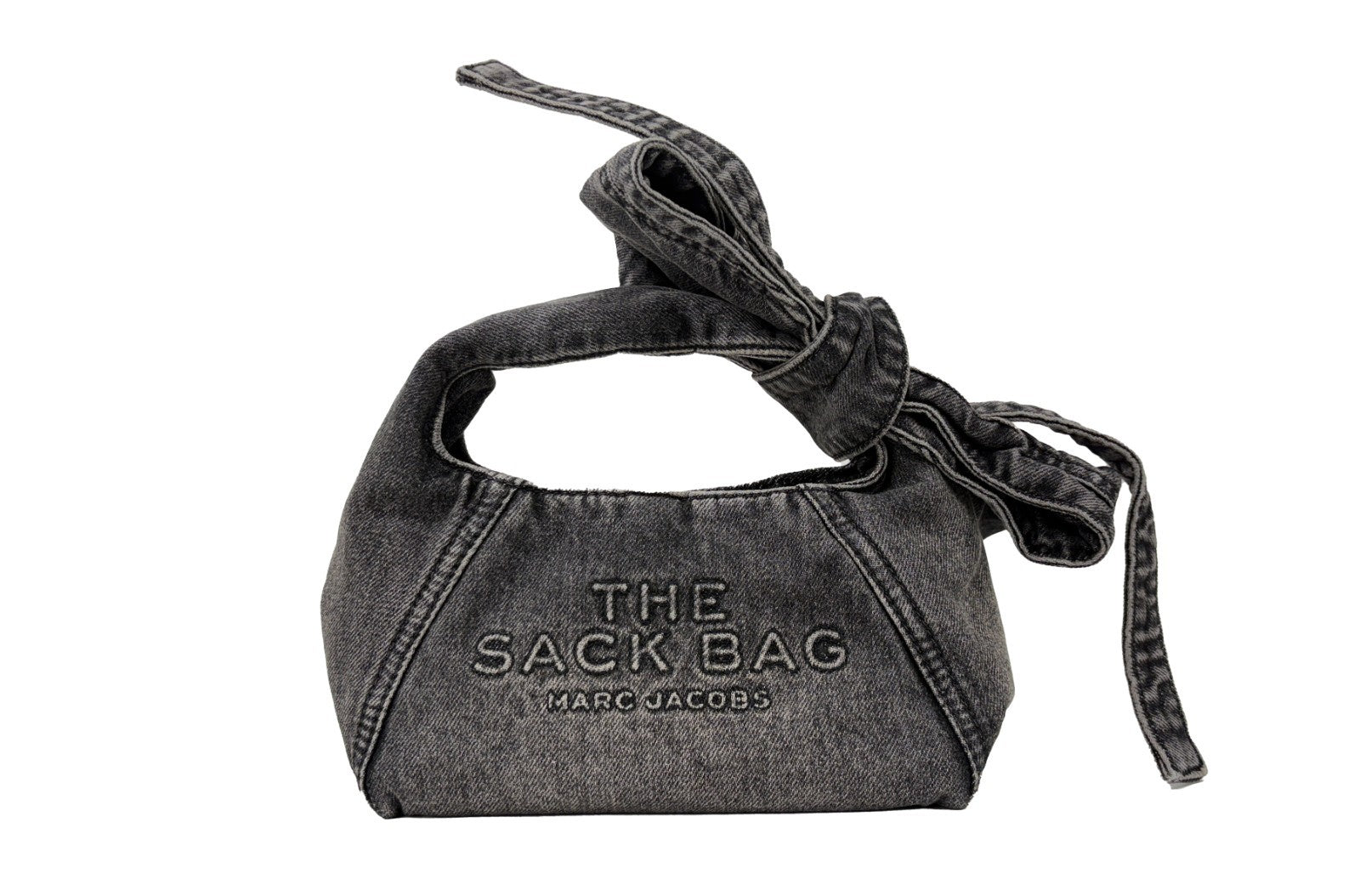 Marc Jacobs The Bow Denim Sack Bag Purse