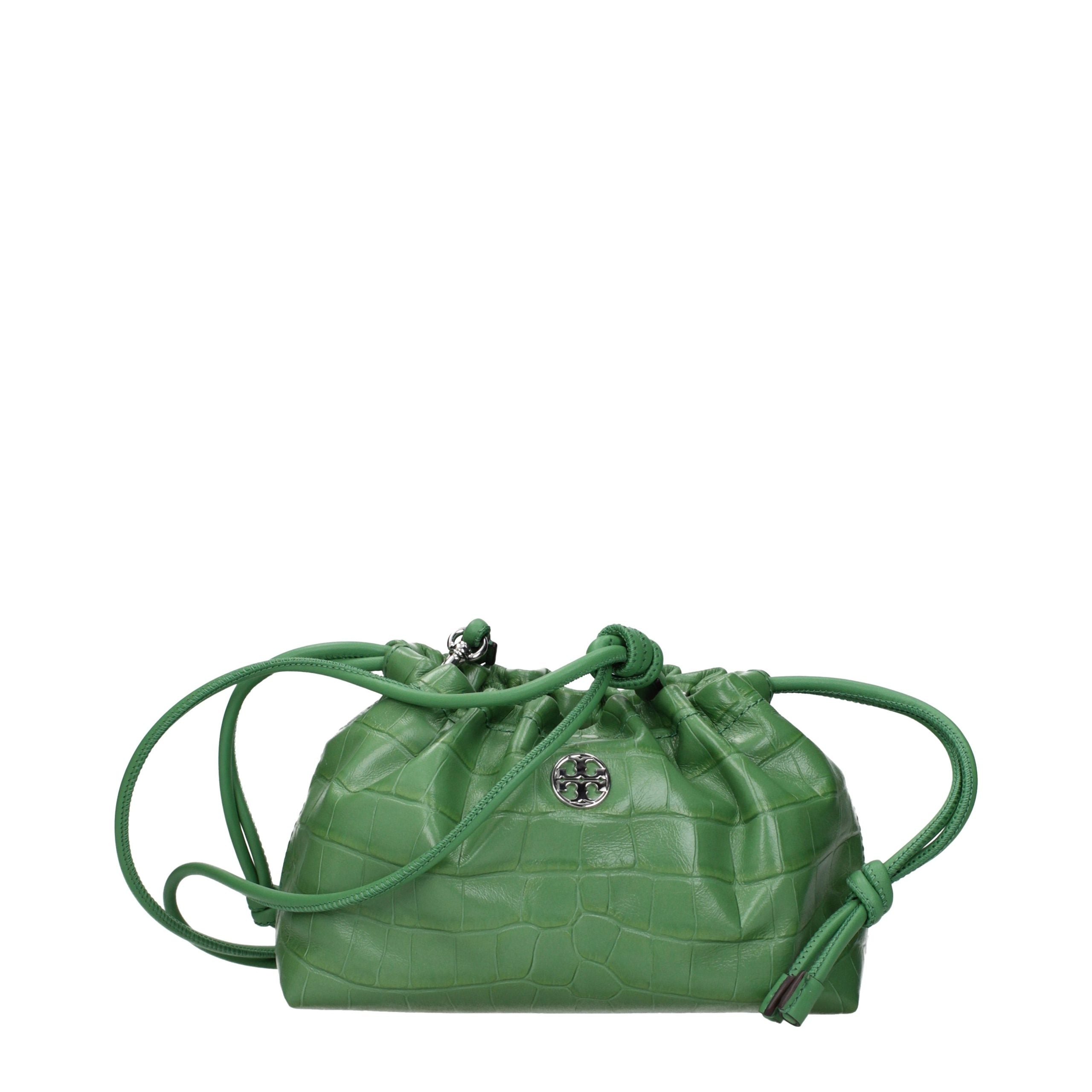 Green Leather Shoulder Bag