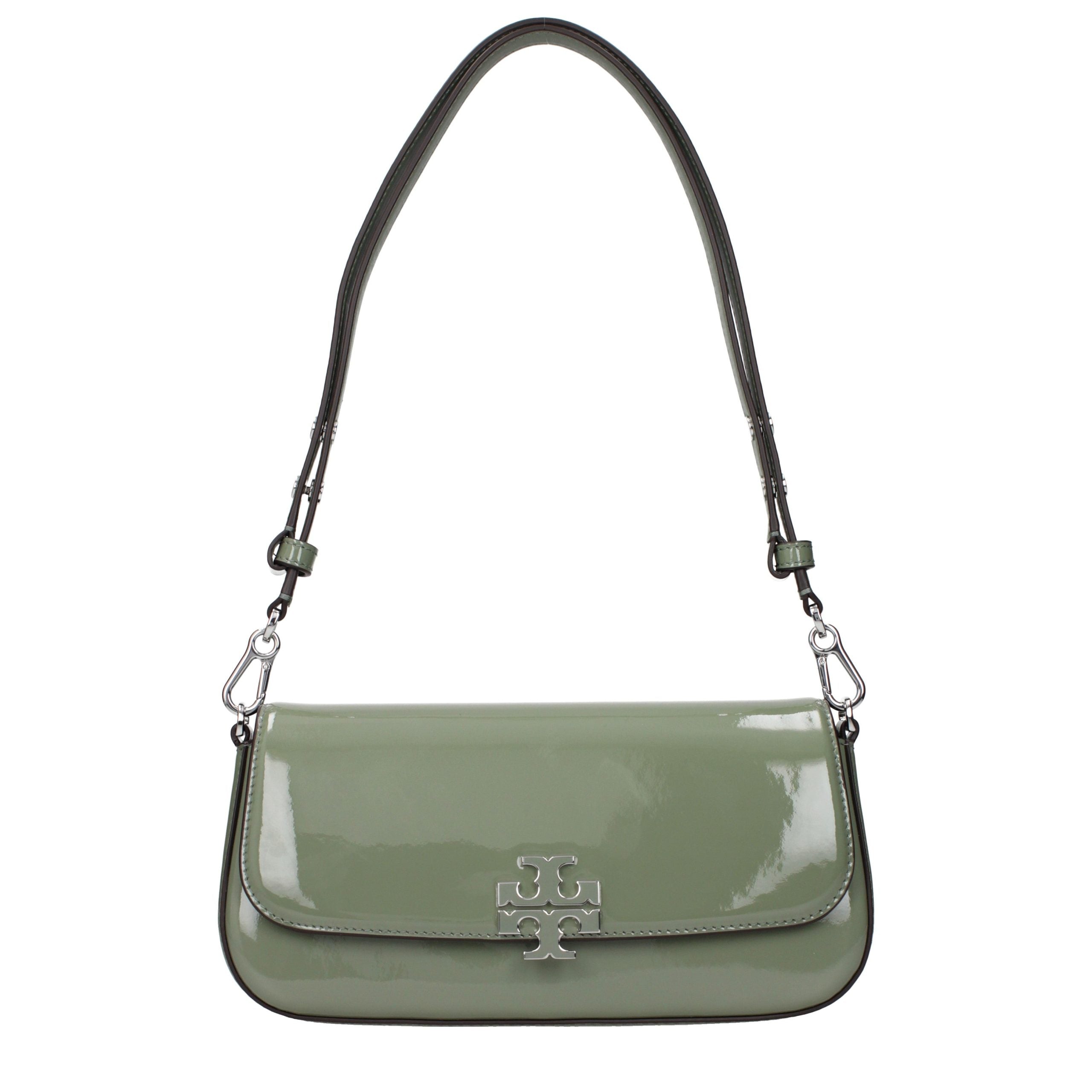 Green Leather Shoulder Bag