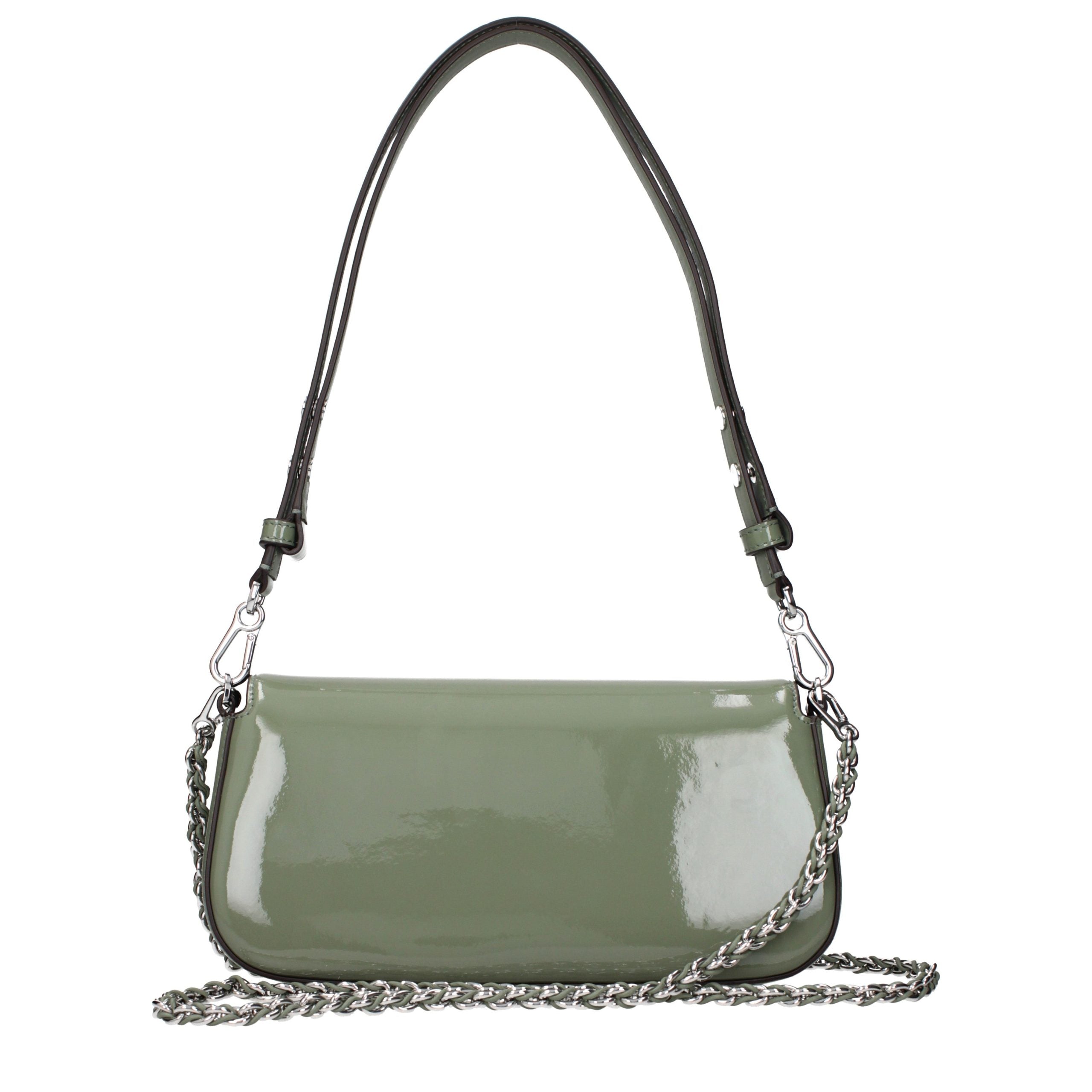 Green Leather Shoulder Bag