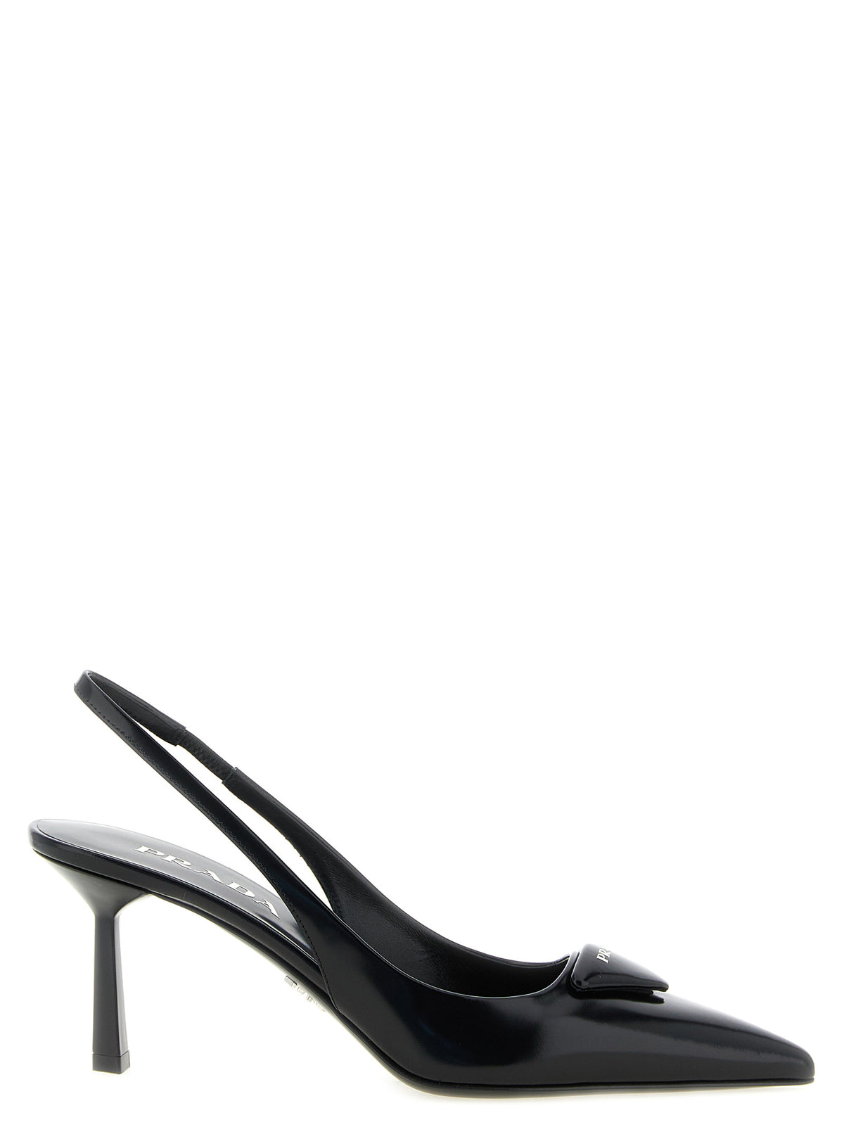 Black Calfskin High Heel Pumps
