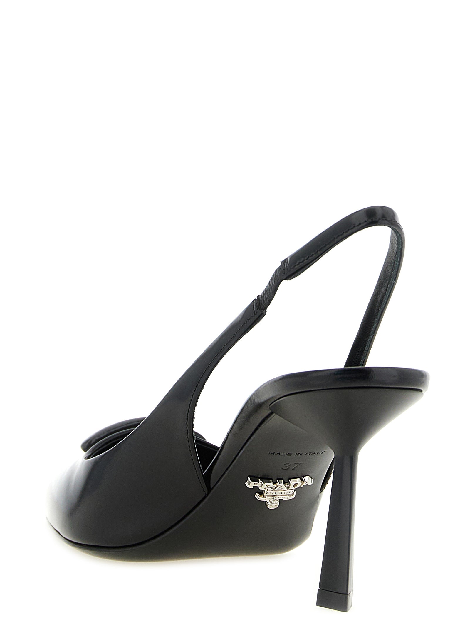 Black Calfskin High Heel Pumps