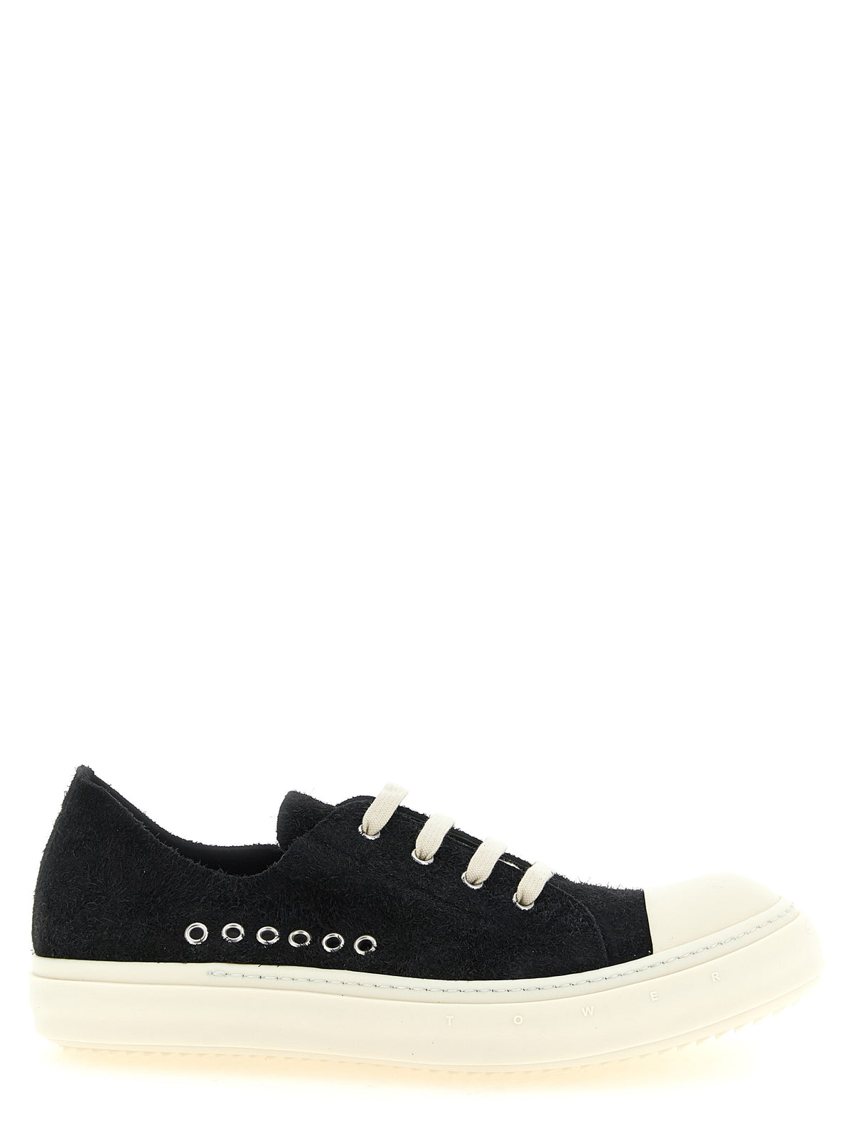 Black Calfskin Low Top Sneakers