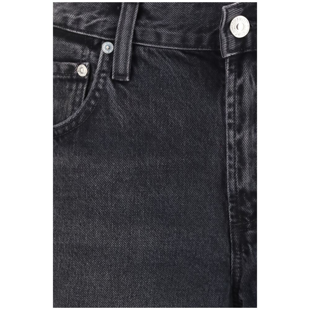 Black Organic Cotton Jeans Denim