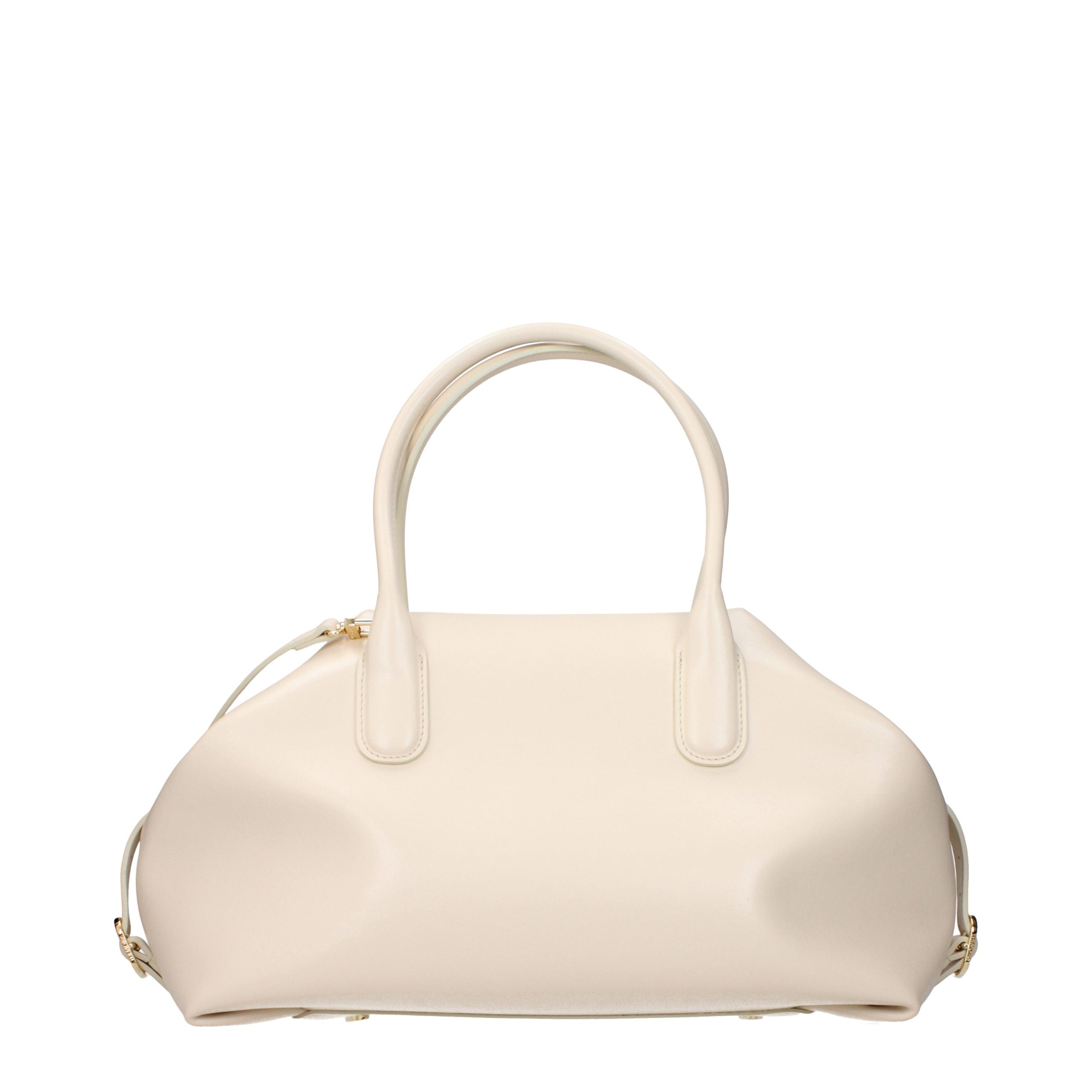 Beige Leather Handbag