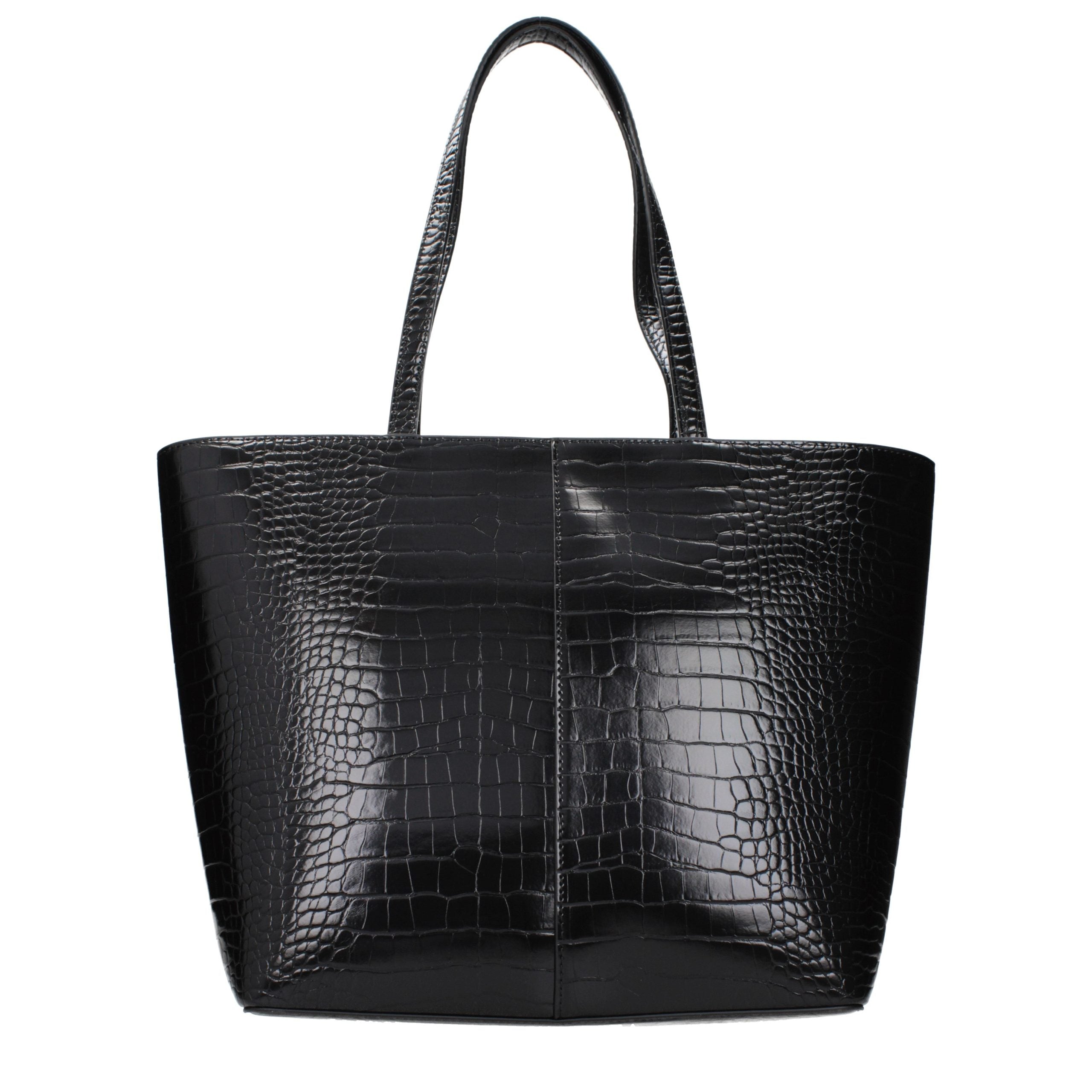 Black Polyethylene Shoulder Bag