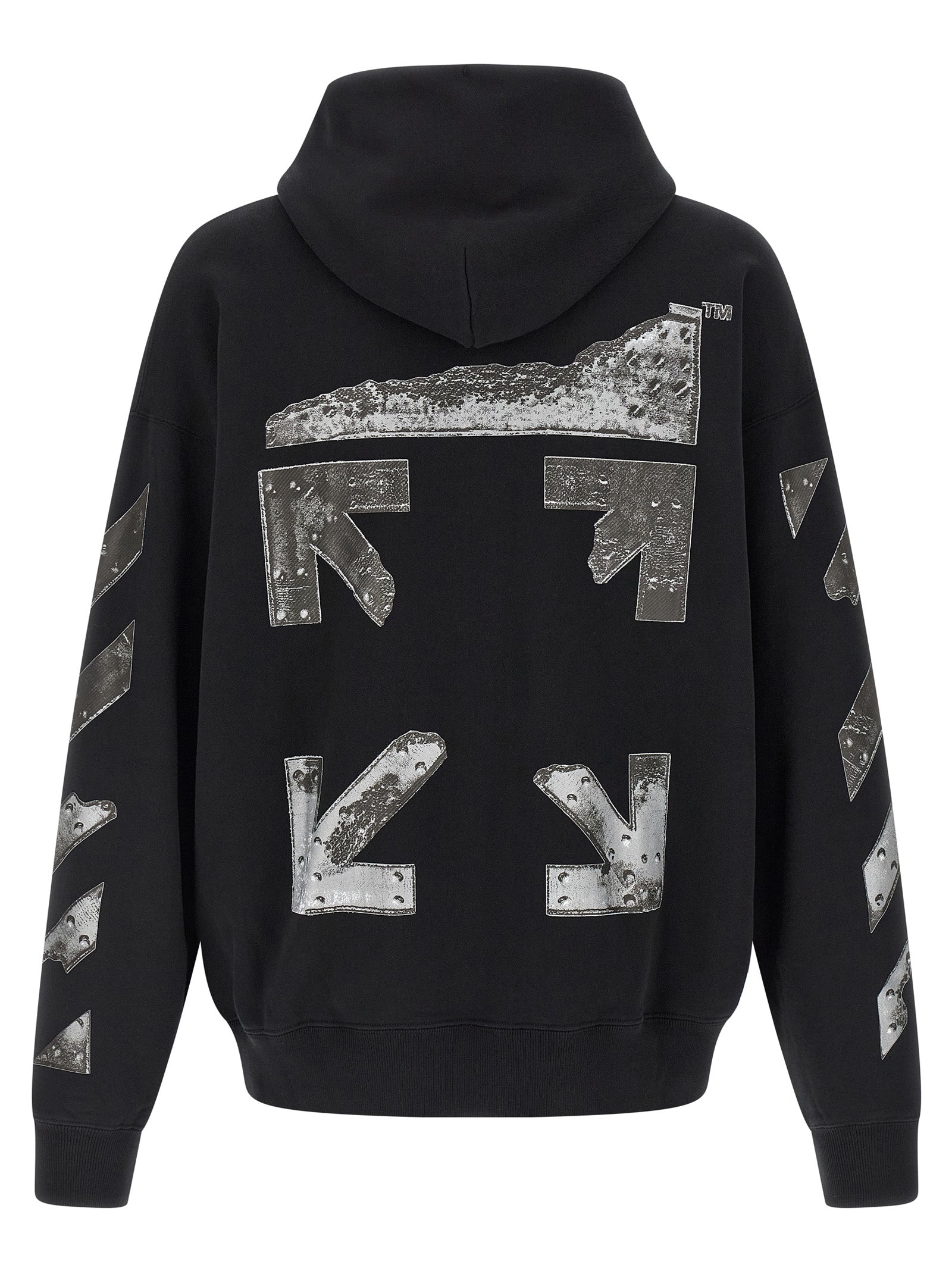 Black Cotton Sweatshirt