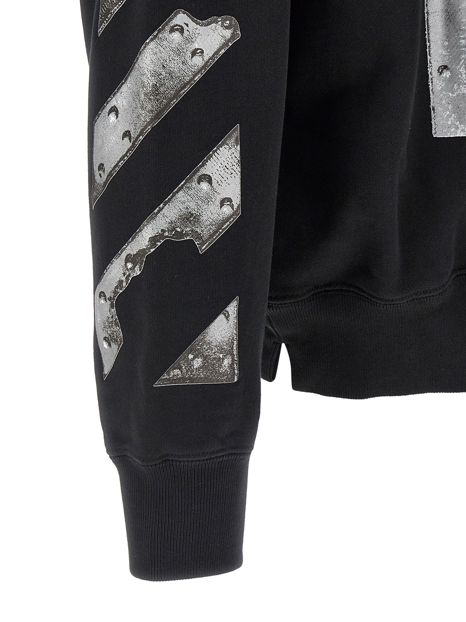 Black Cotton Sweatshirt