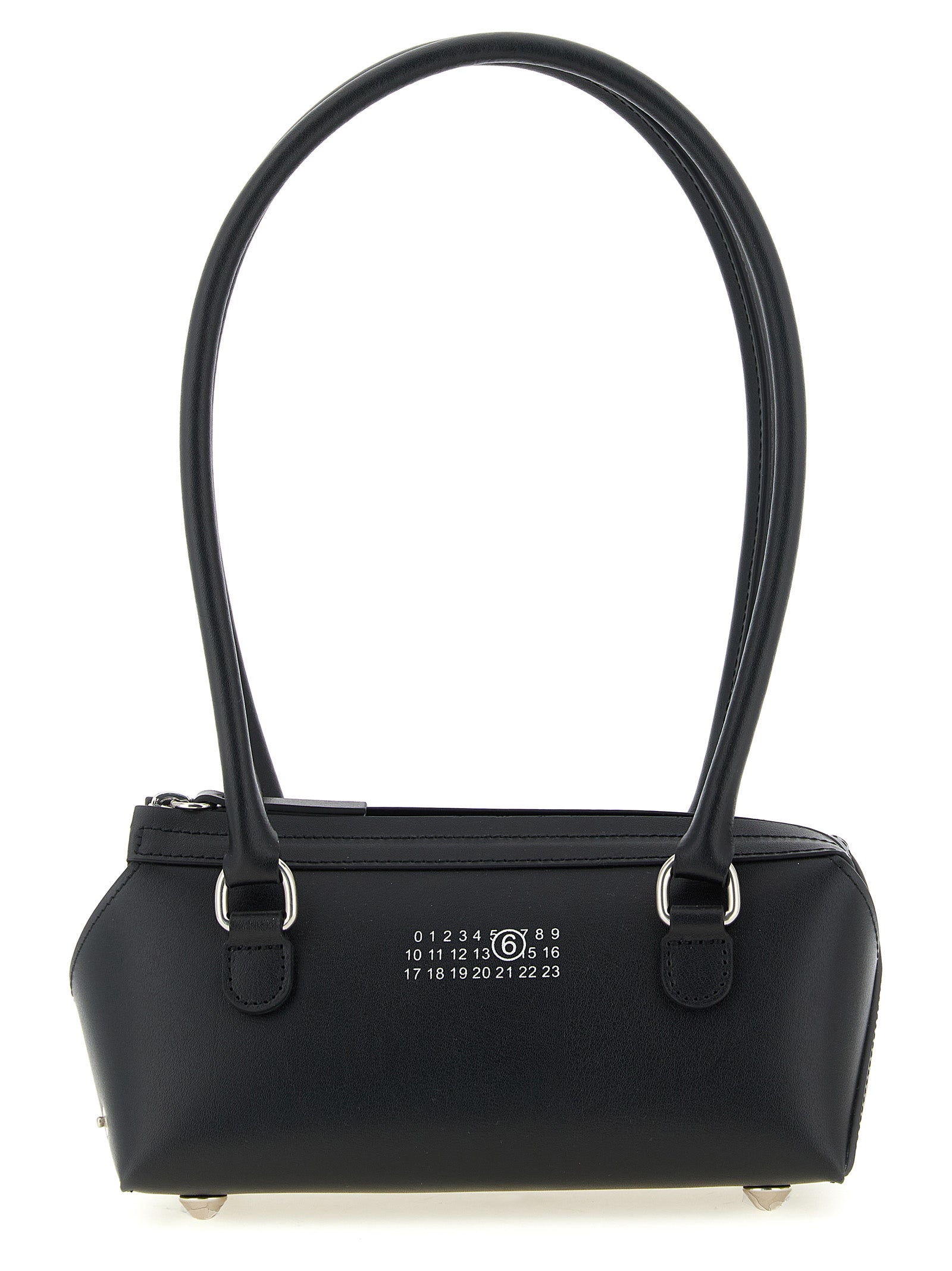 Black Cowhide Shoulder Bag