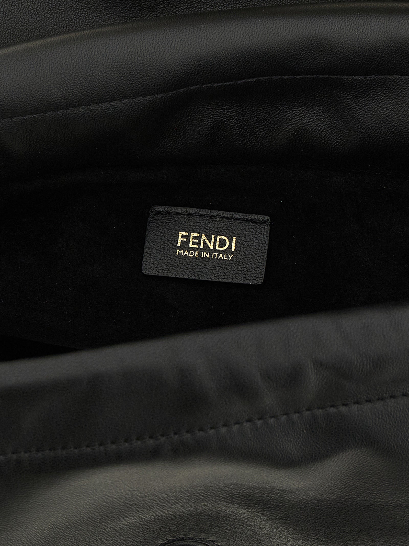 Black Lamb Leather Handbag