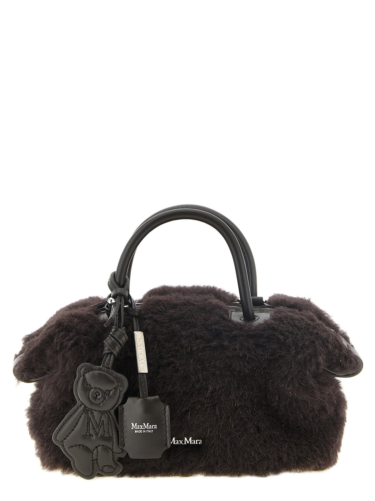 Brown Alpaca Leather Handbag