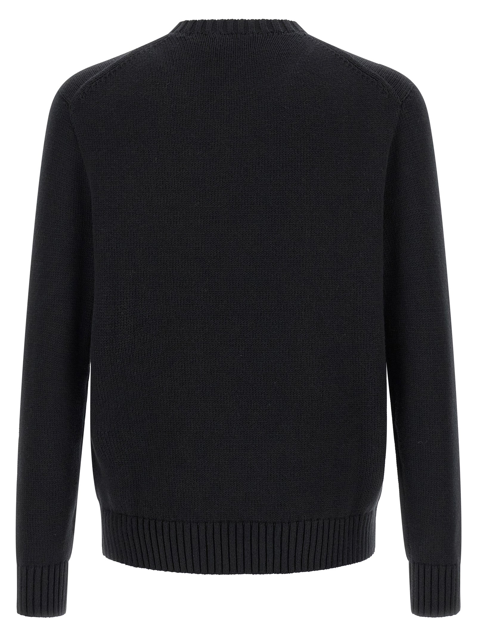 Black Cotton Cardigan