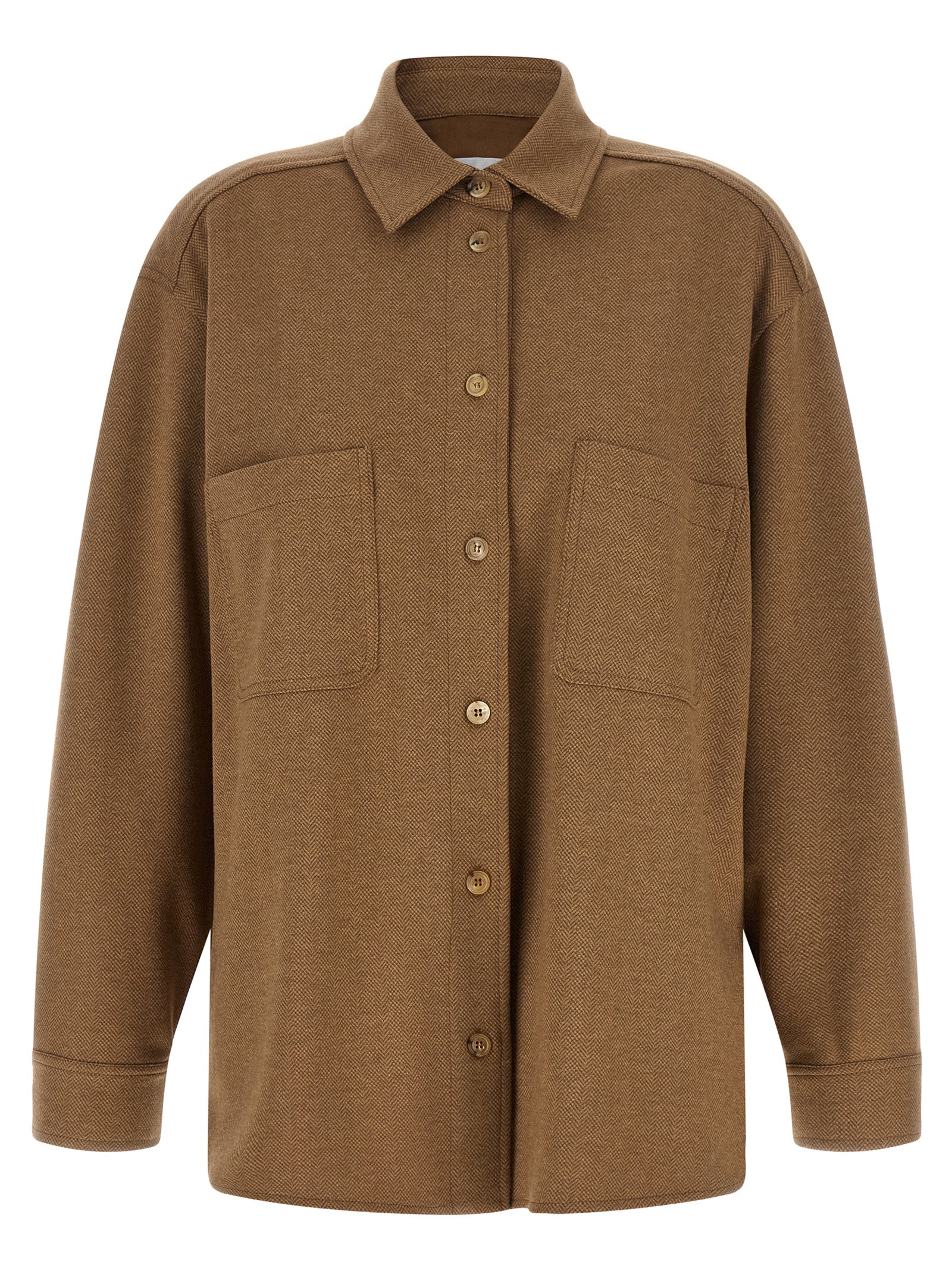 Brown Triacetate Shell Jacket