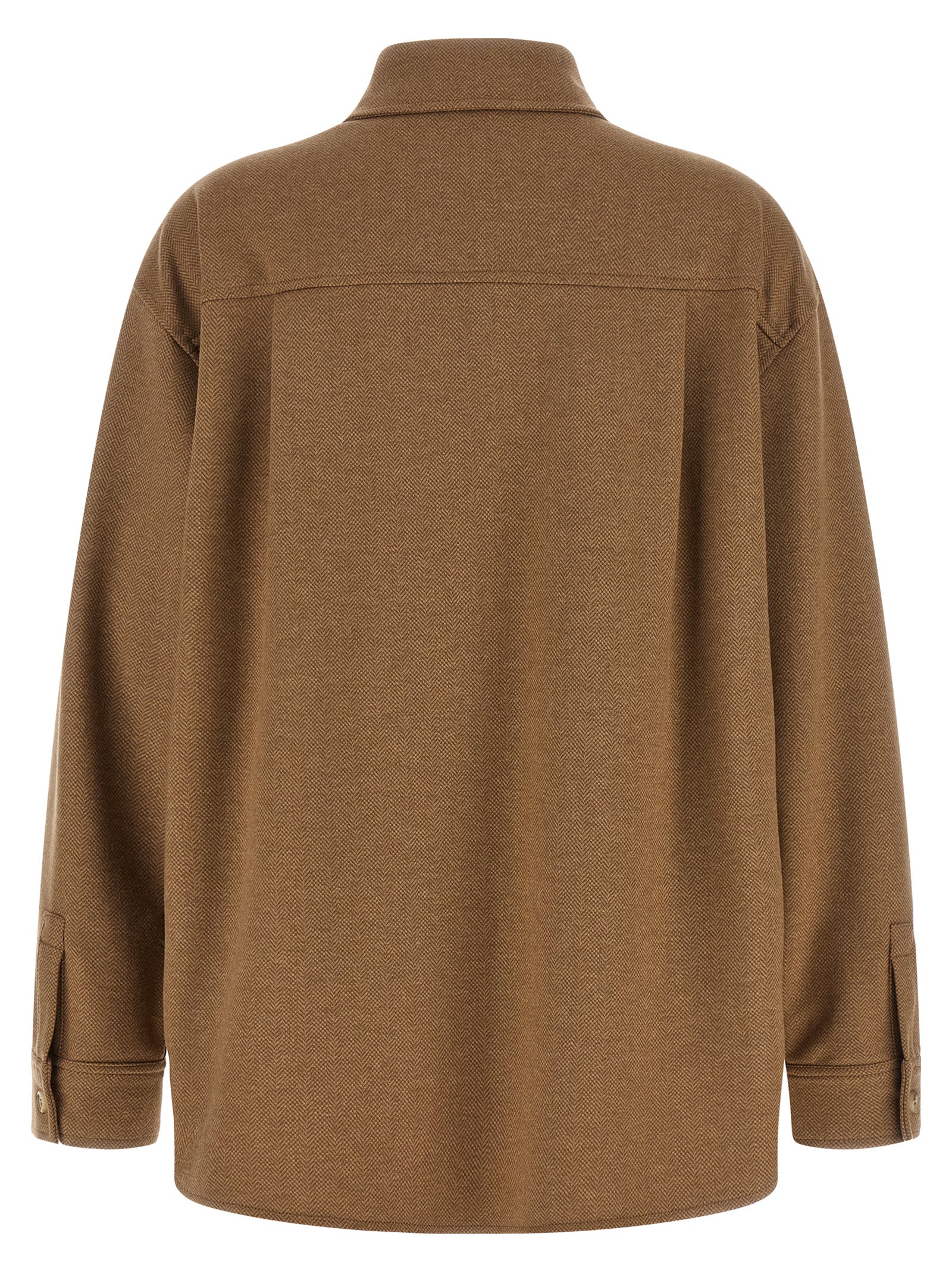 Brown Triacetate Shell Jacket