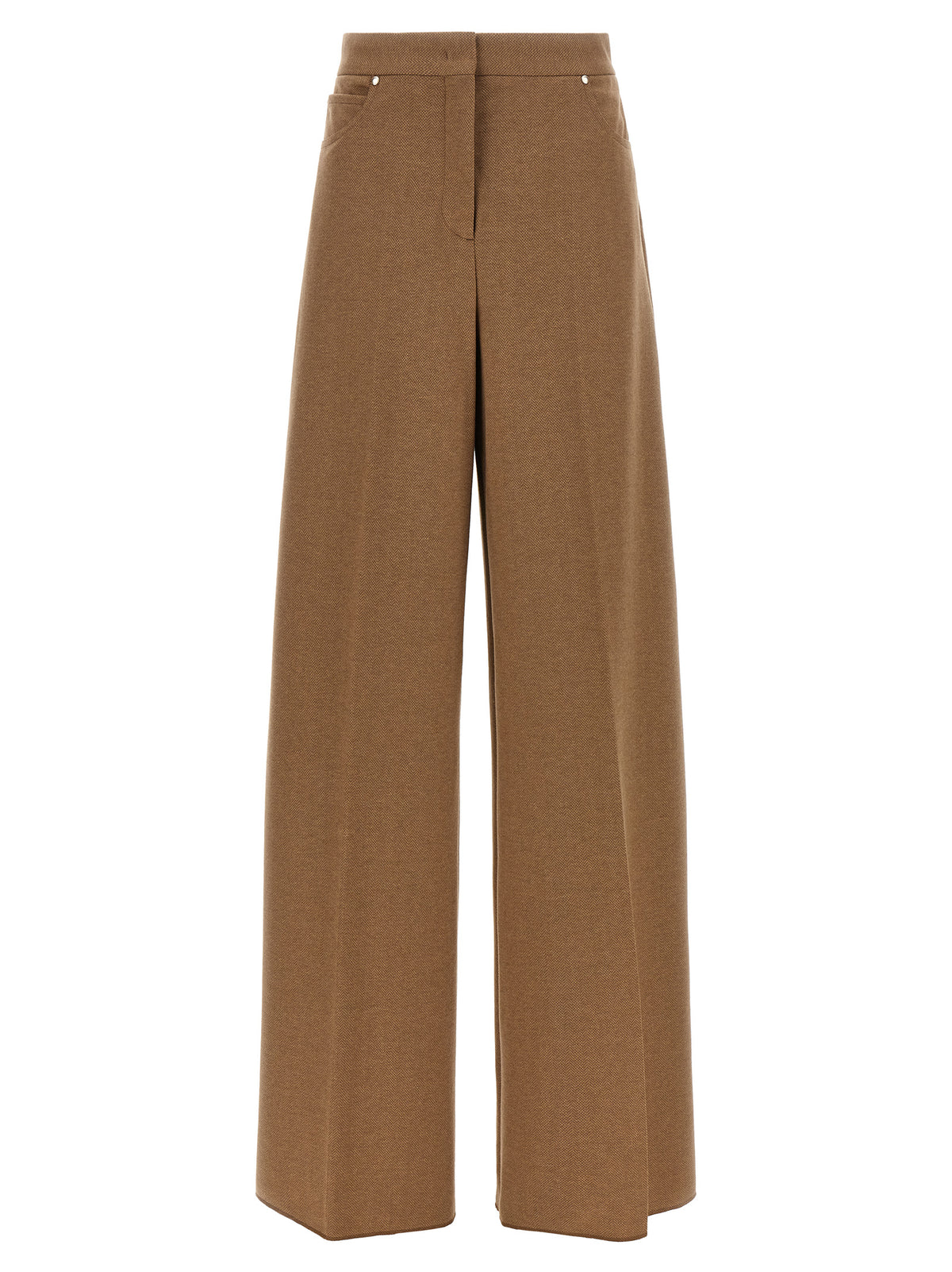 Brown Triacetate Casual Pants