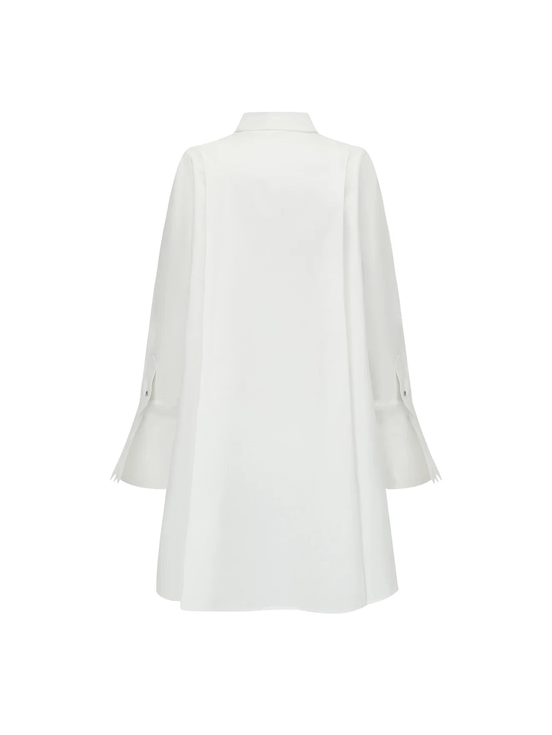 Organza Shirt Dress - Black