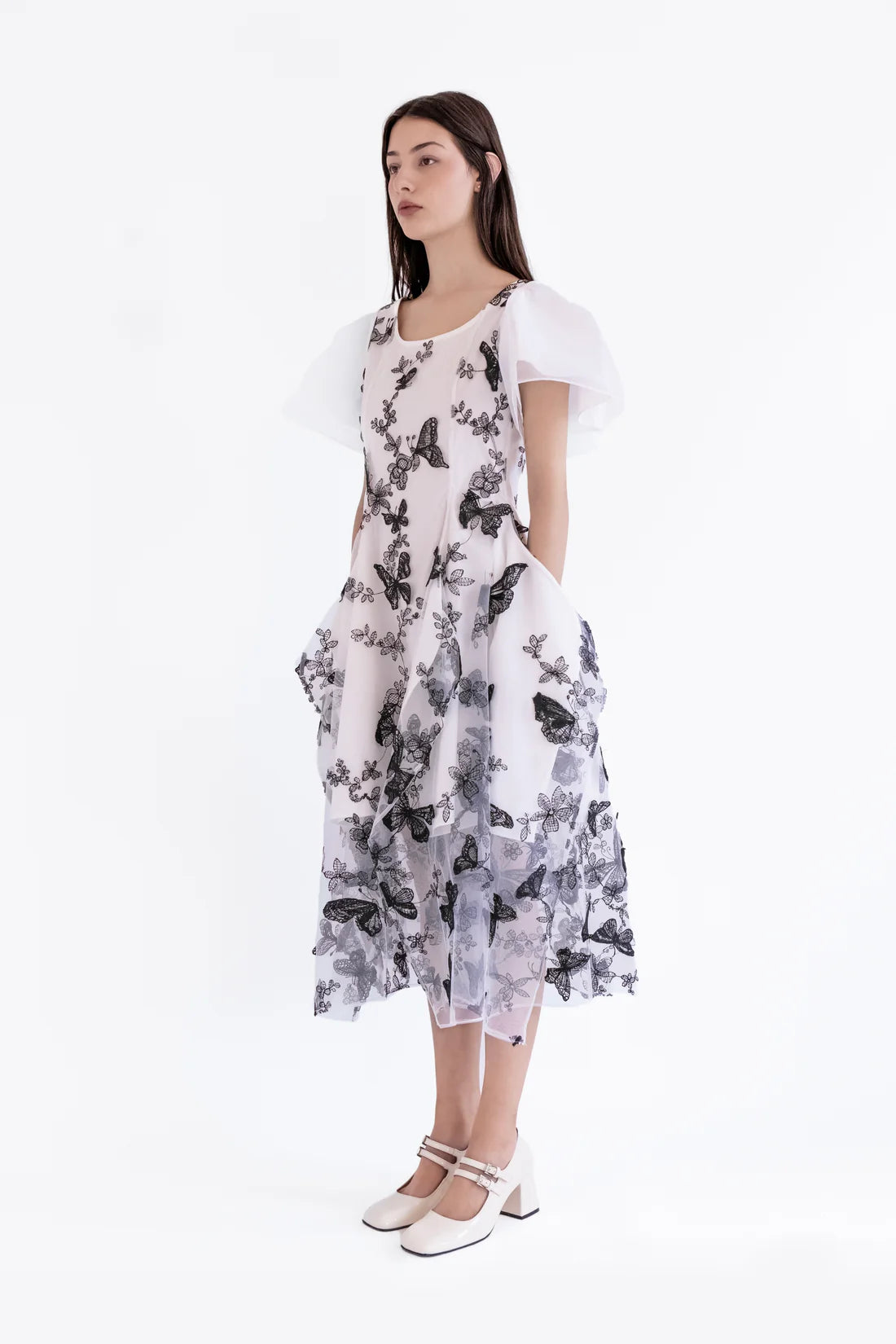 Butterfly Dress - White Or Black