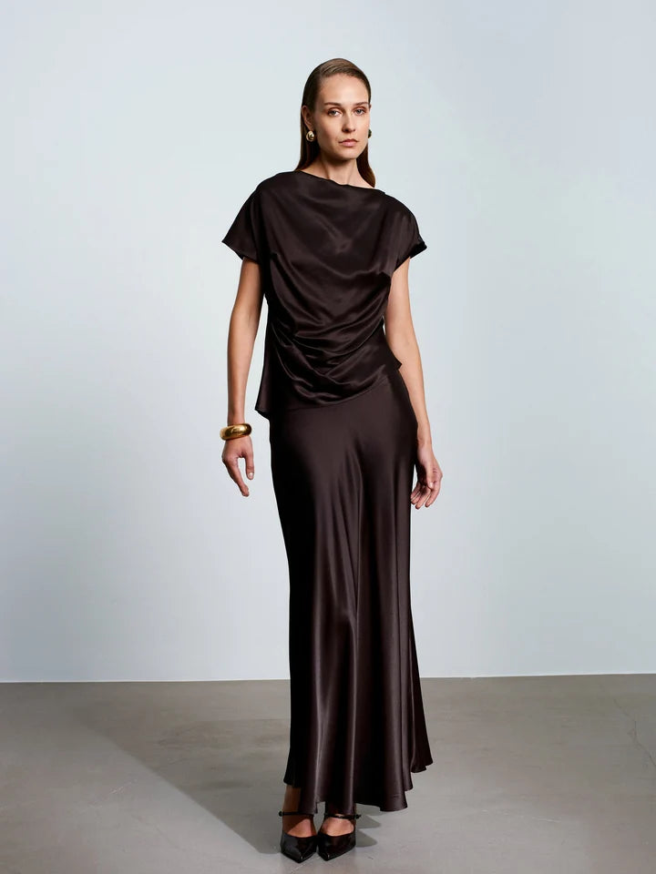Jill Satin Skirt