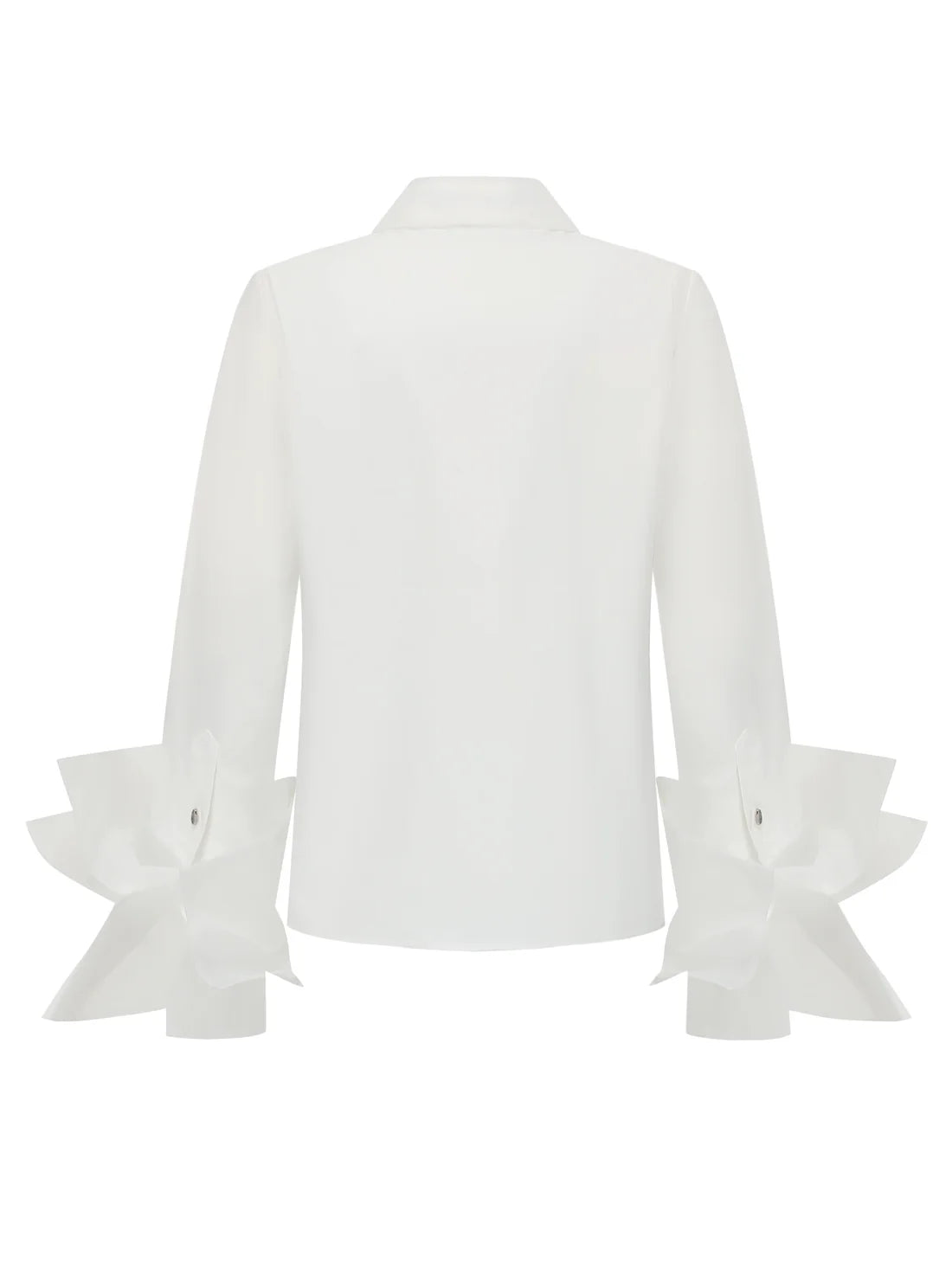 Organza Simple Shirt - White
