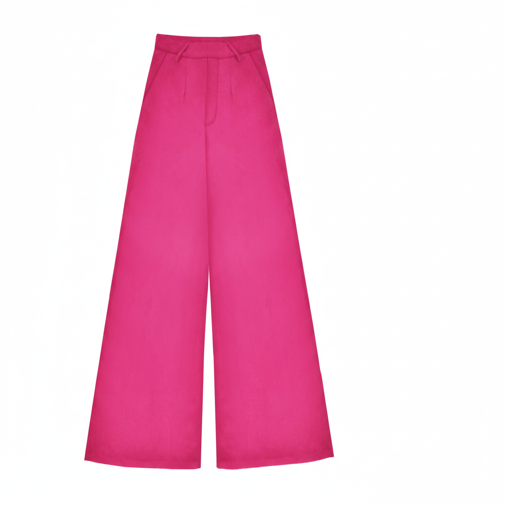 Pink Flared Trousers