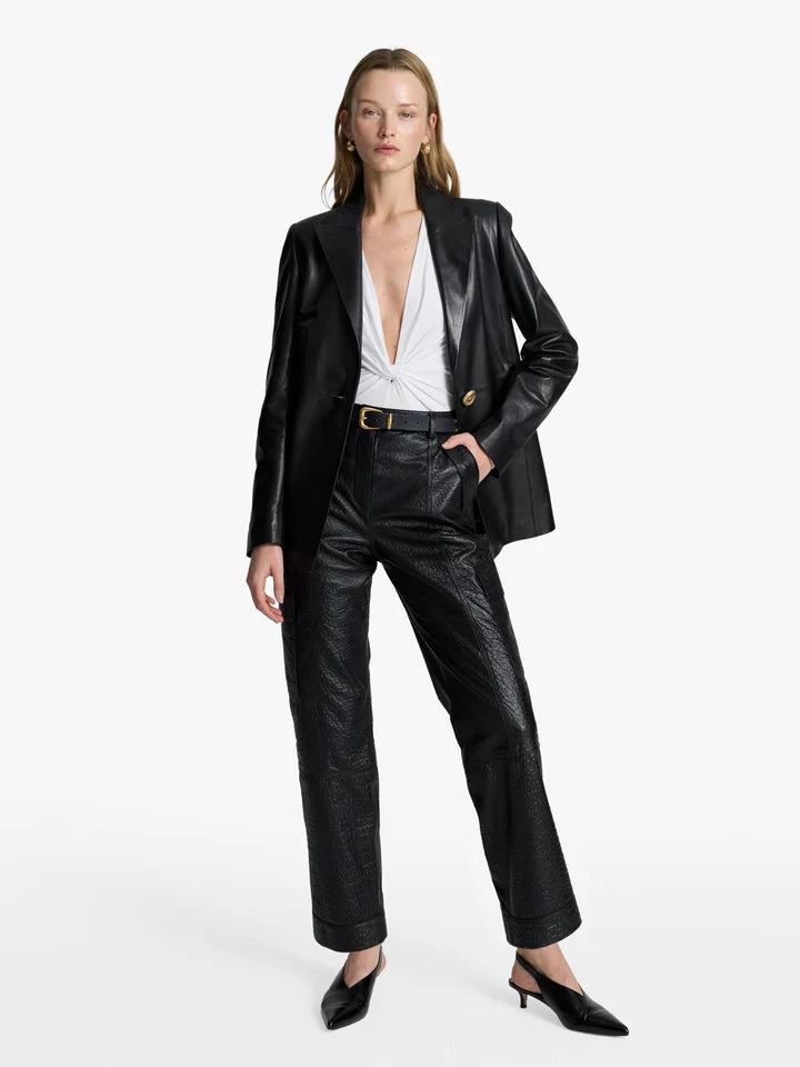 Venus Leather Blazer