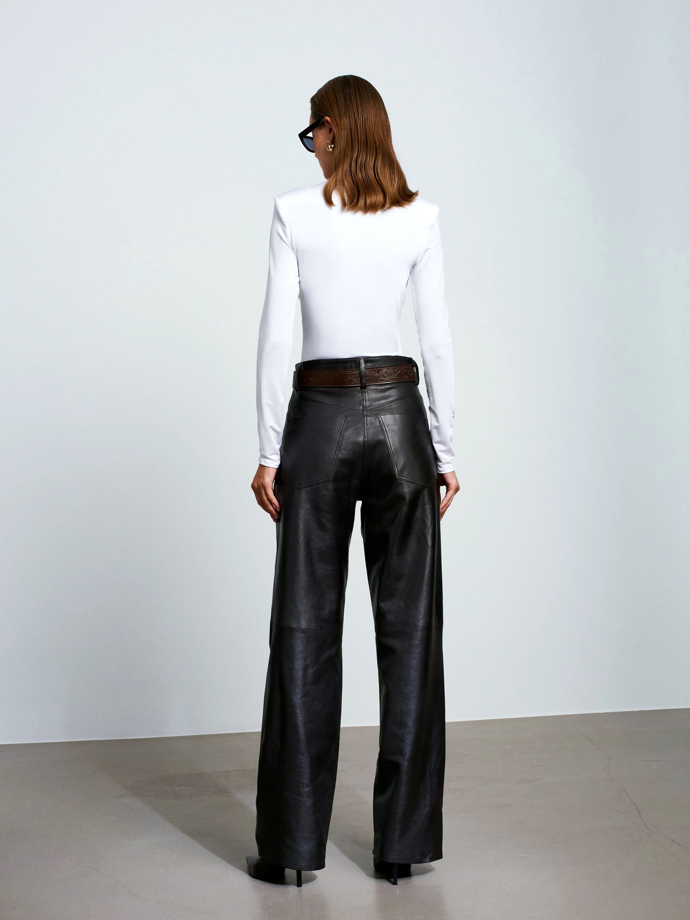 Root Leather Maxi Pants