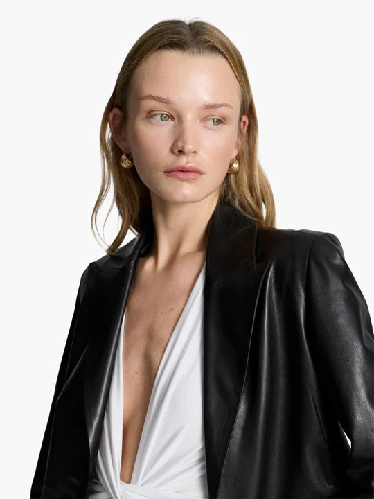 Venus Leather Blazer