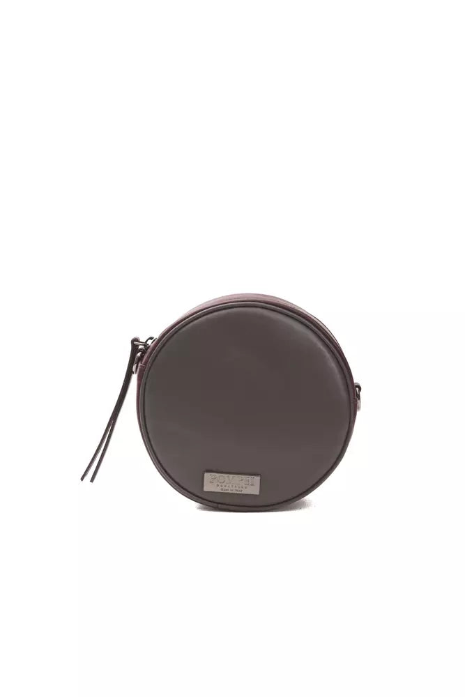 Burgundy Leather Crossbody Bag