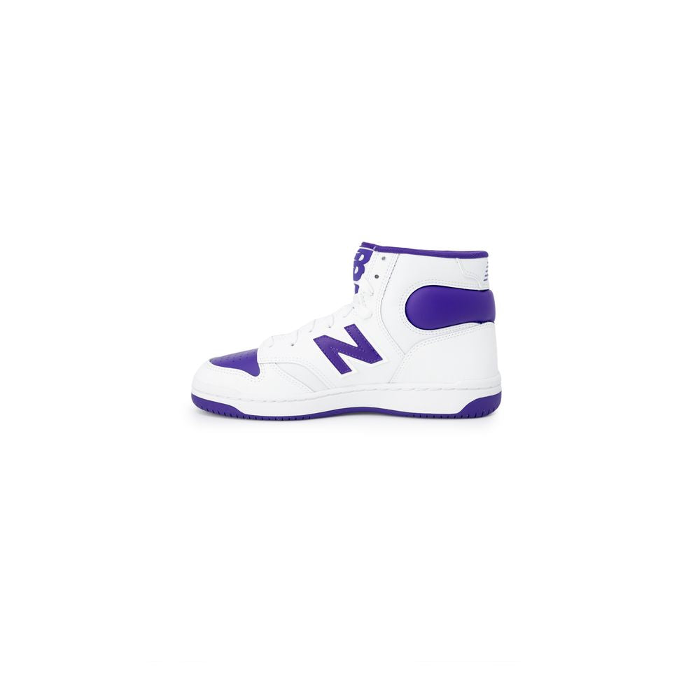 Purple Leather Athletic Sneakers