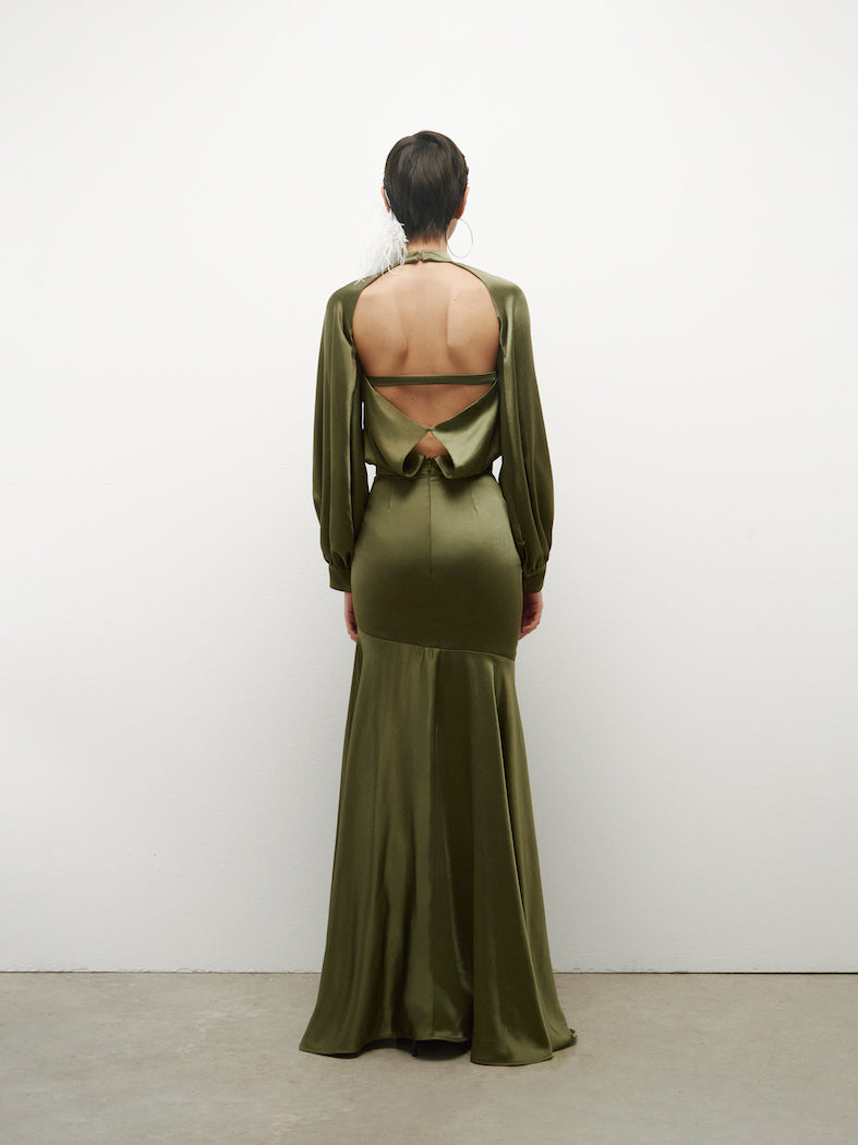 Long Dress Dressed with ceramic