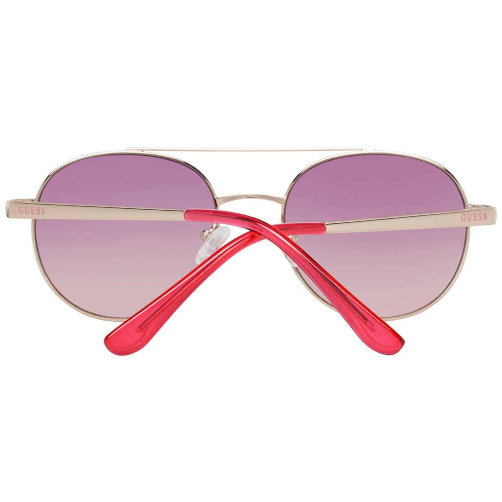 Rose Gold Metal Sunglasses