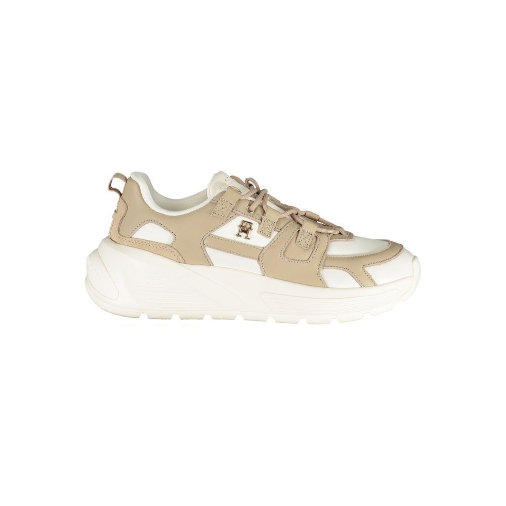 Bianco Polyurethane Women Sneaker