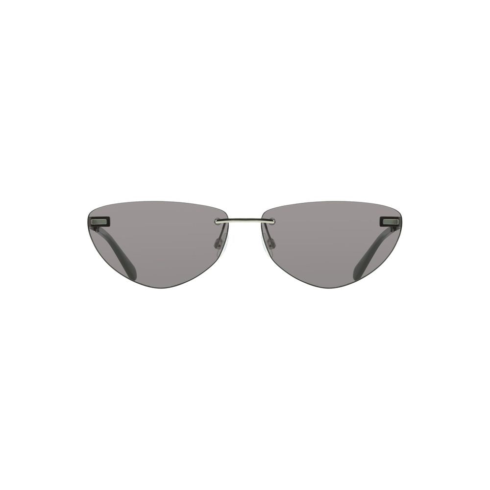 Black Metal Women Sunglass