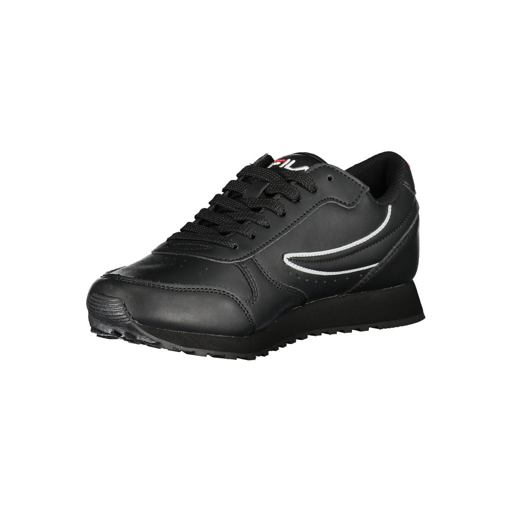 Black Synthetic Women Sneaker