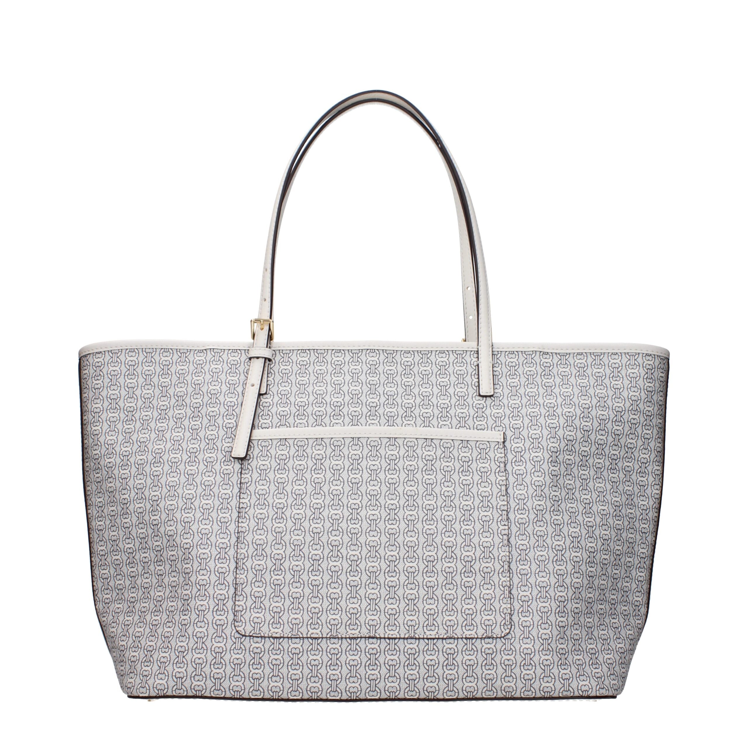 Beige Leather Shoulder Bag