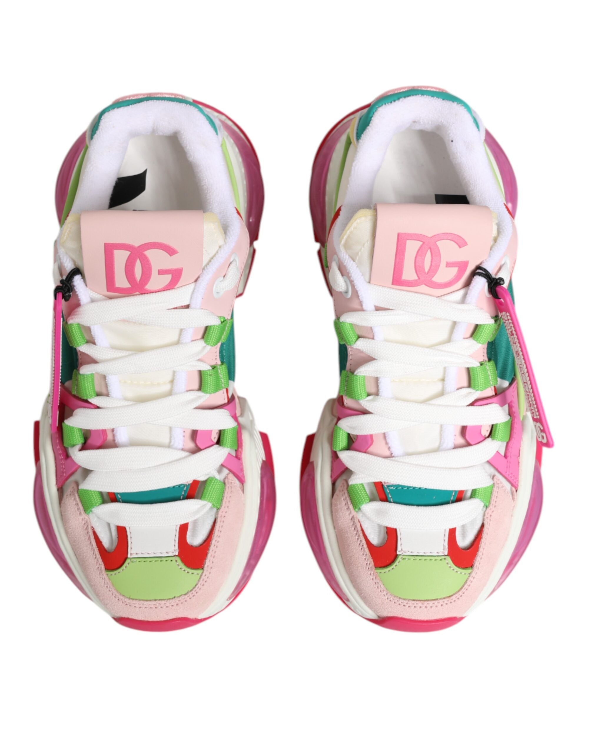 Multicolor Leather Airmaster Low Top Sneaker Shoes