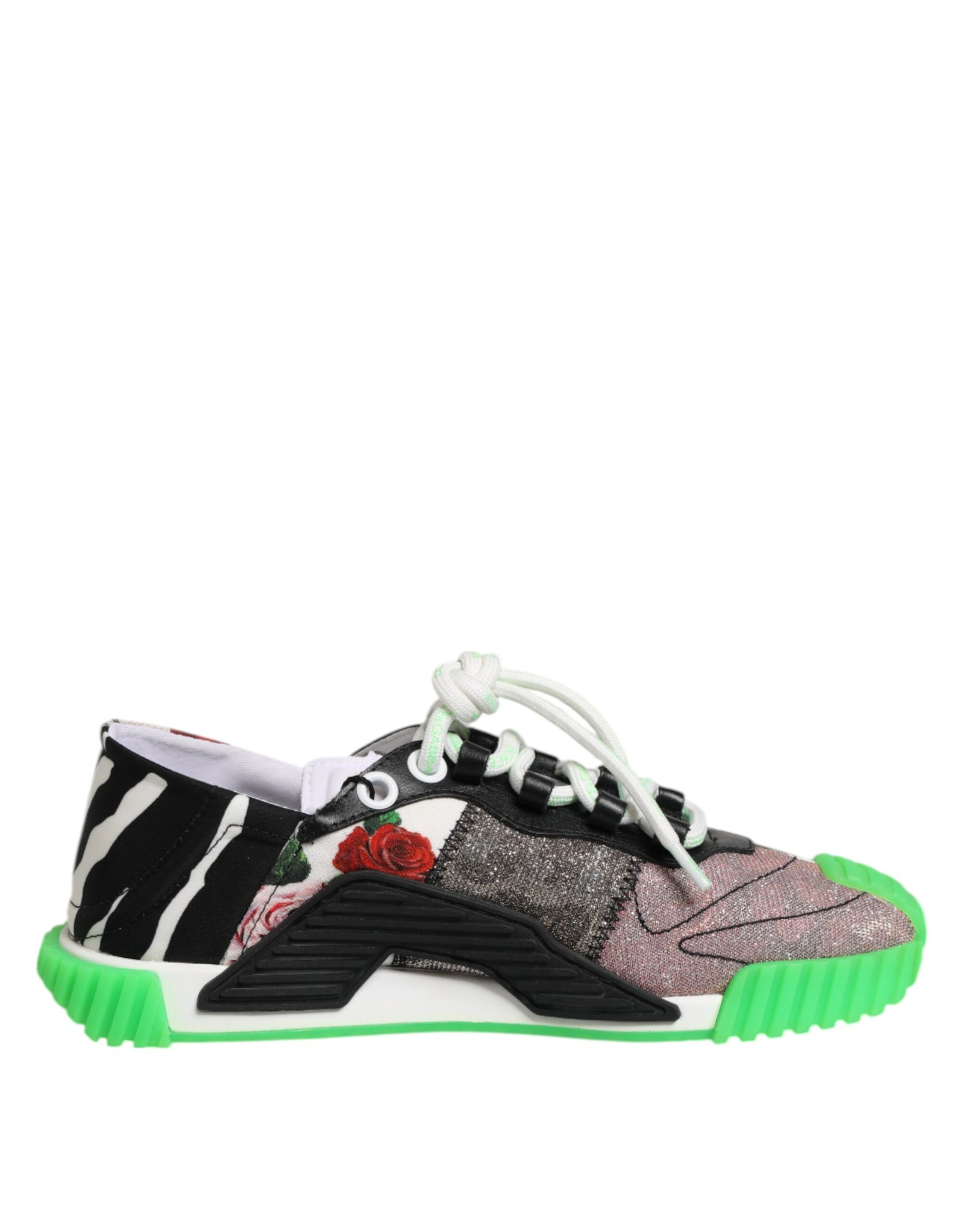 Multicolor DG Logo Leopard Cherry Sneaker Shoes