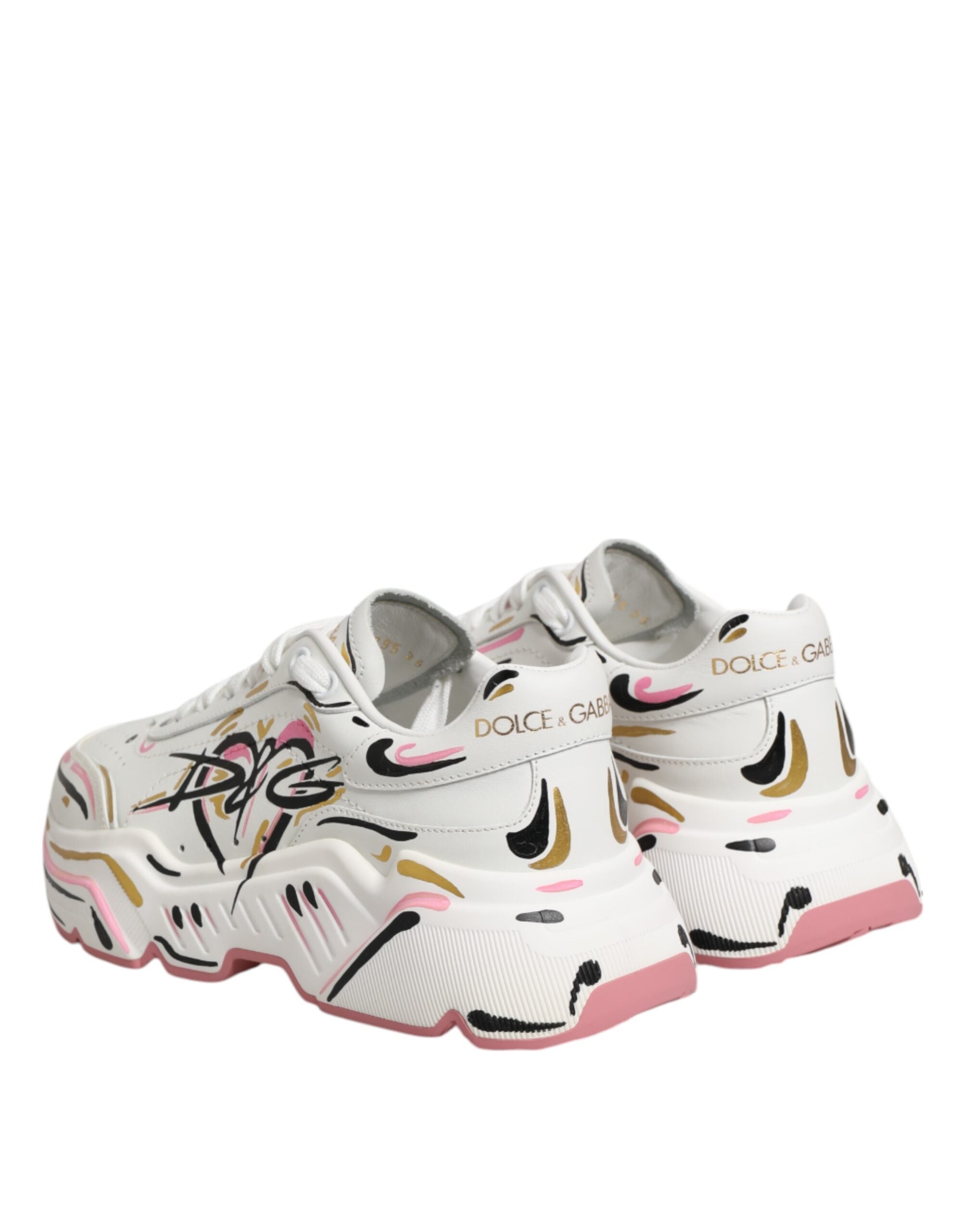 Multicolor Hand Painted DAYMASTER Sneaker Shoes