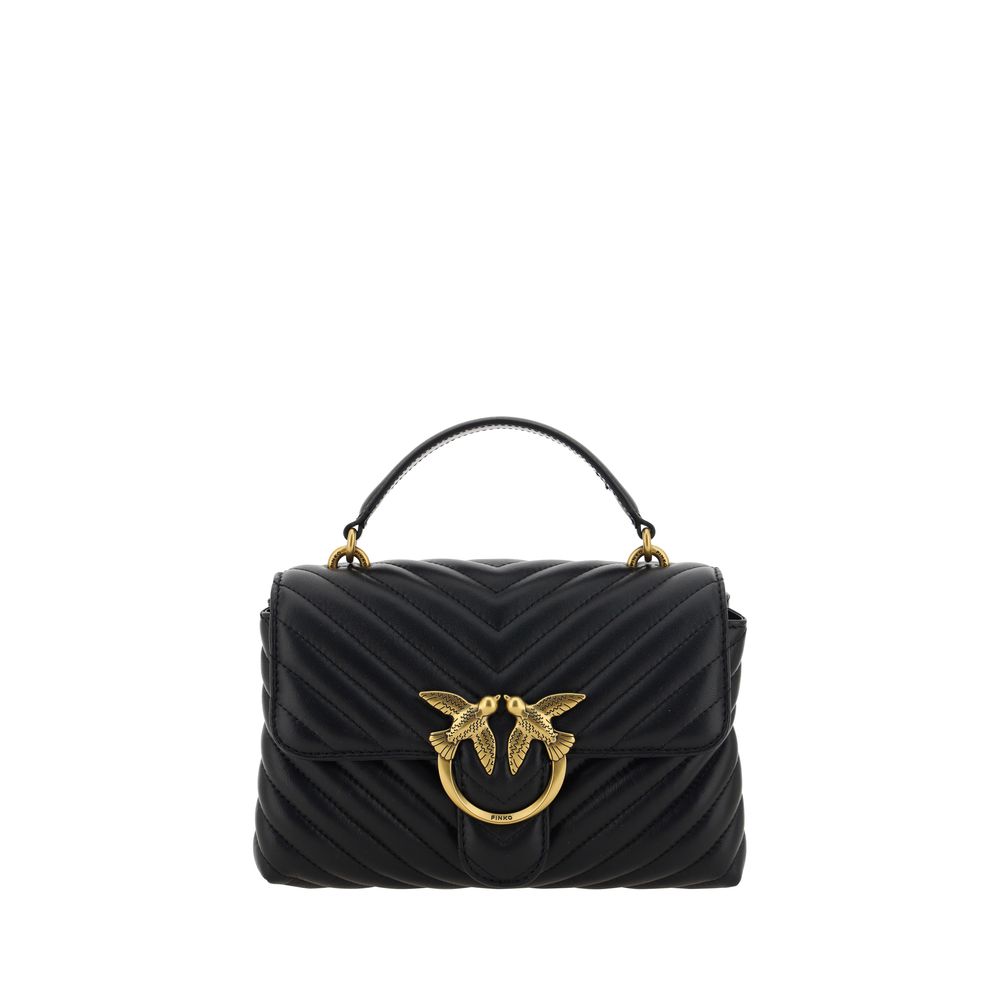 Black Calf Leather Bos Taurus Handbag