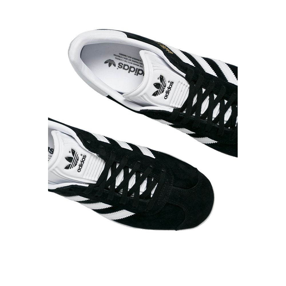 Black Leather Low Top Sneakers