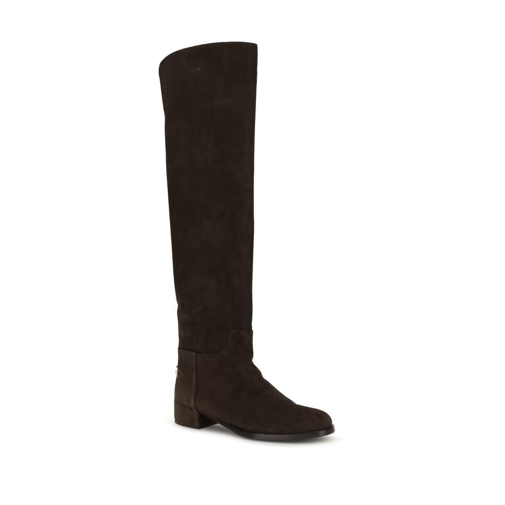Brown Calf Leather Bos Taurus Ankle Boots
