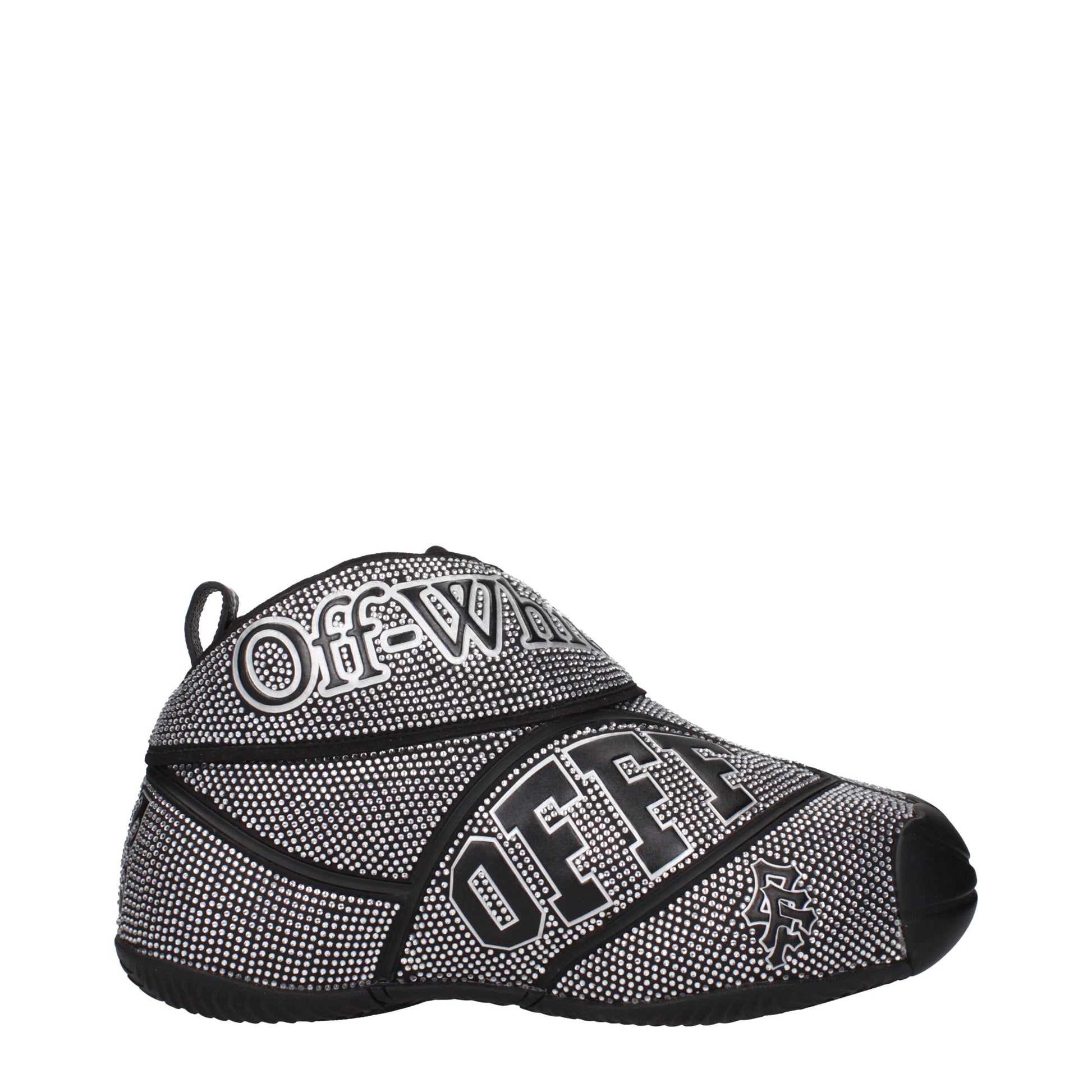 Black Cotton Sneakers