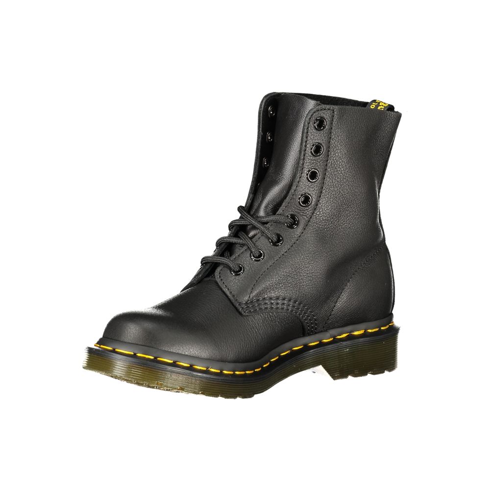 Black Leather Unisex Boot