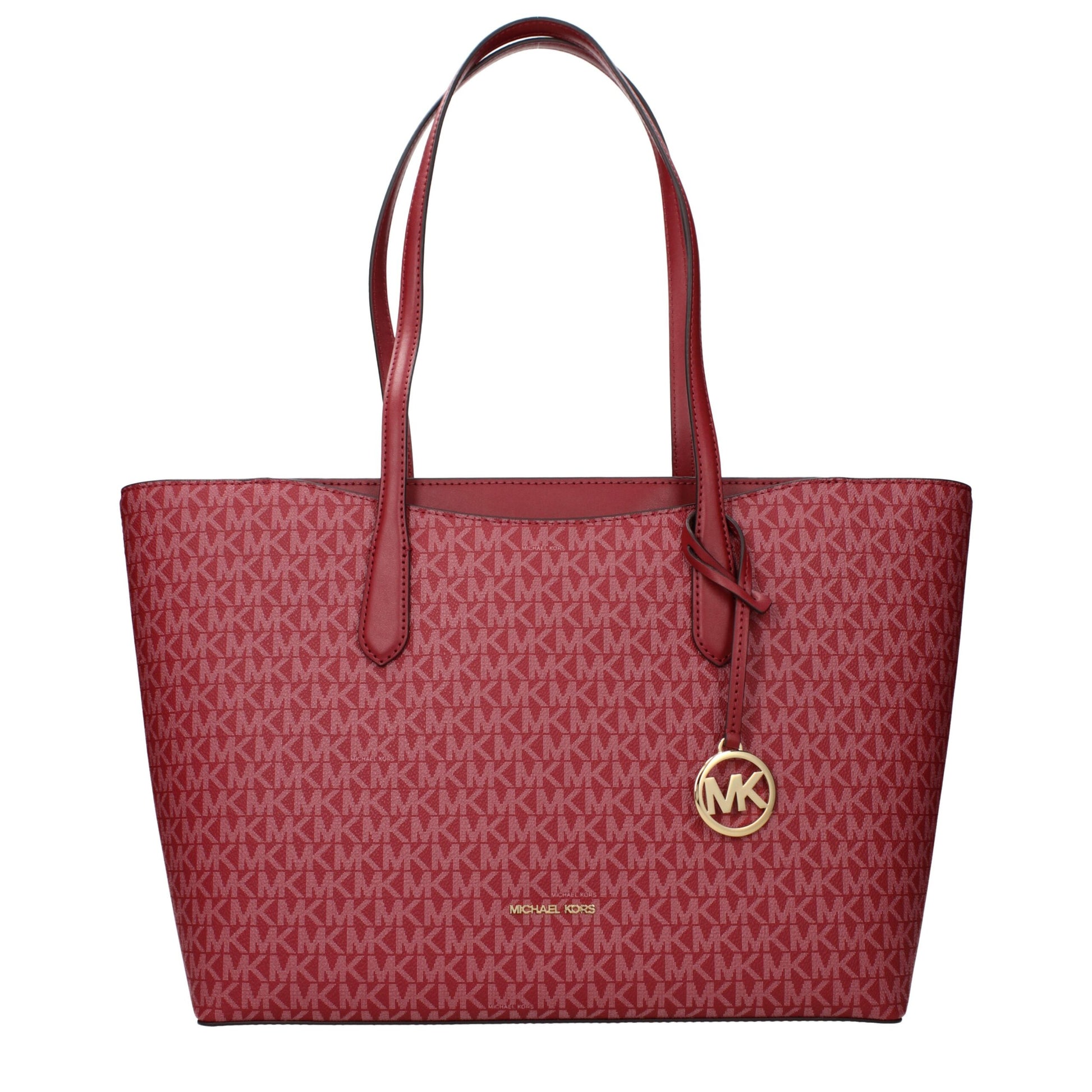 Red Fabric Shoulder Bag