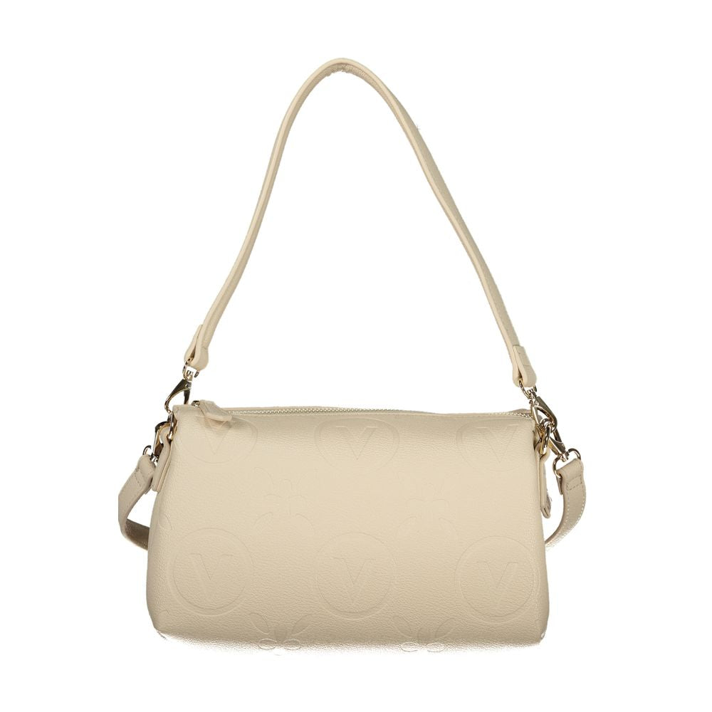 Beige Polyurethane Women's Bag