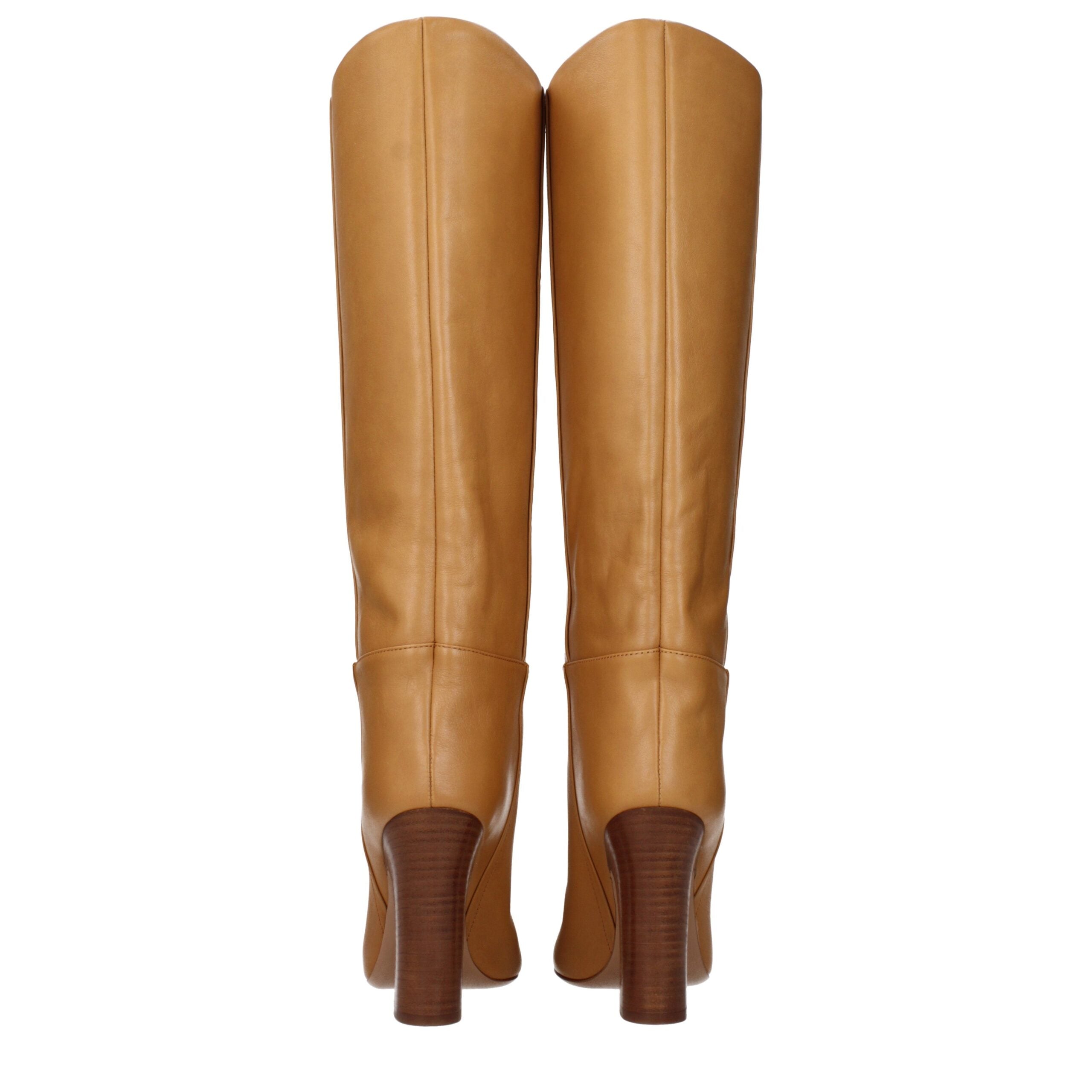 Brown Leather Boots