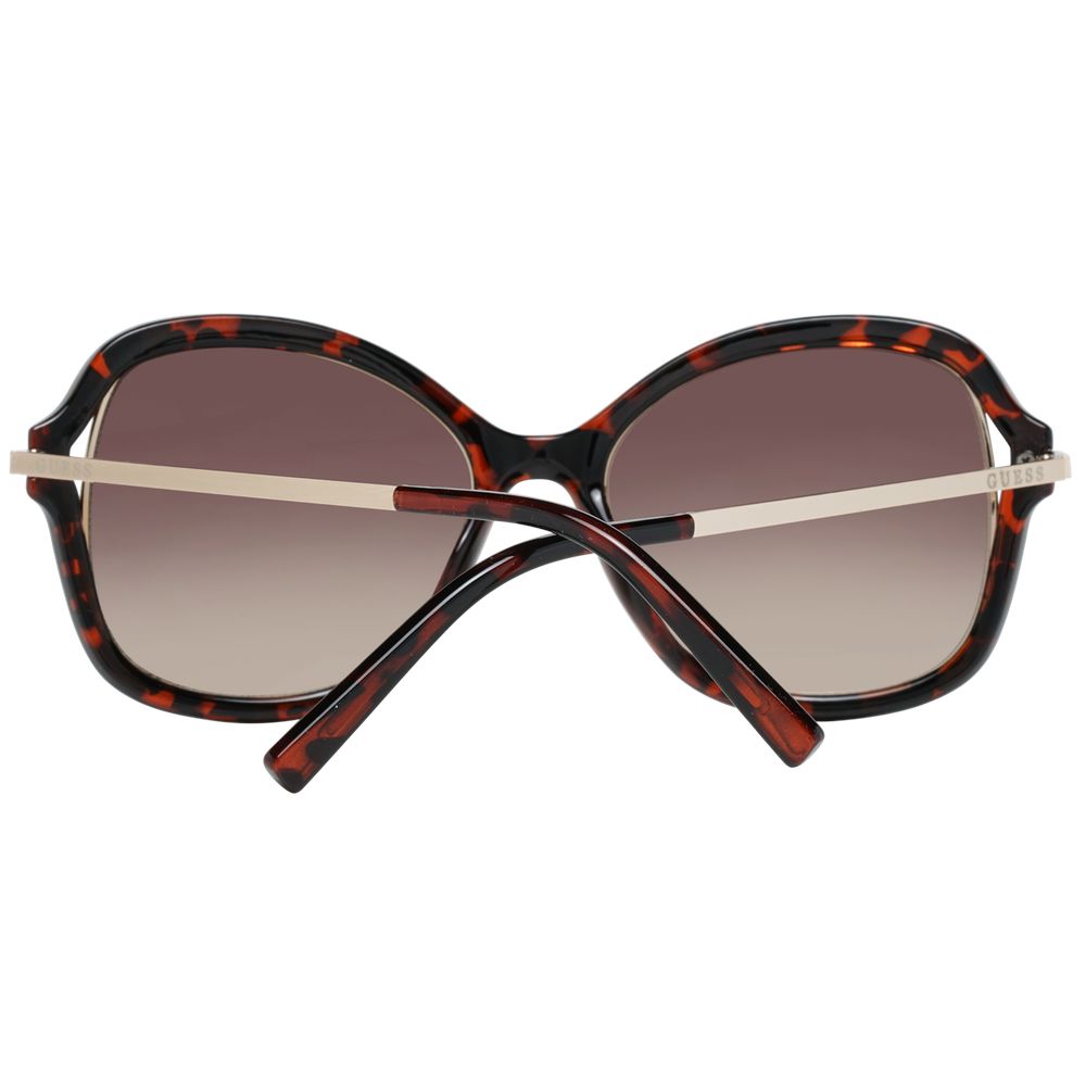 Brown Metal & Plastic Sunglasses