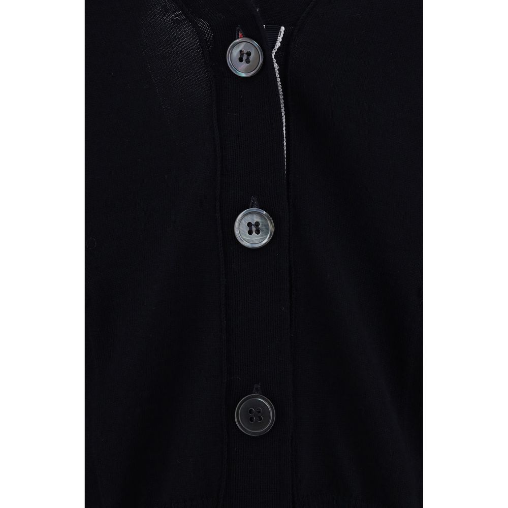 Blue Merino Wool Polo Shirt