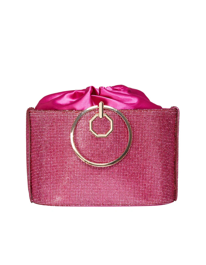 Luna Rhinestone Handle Bag